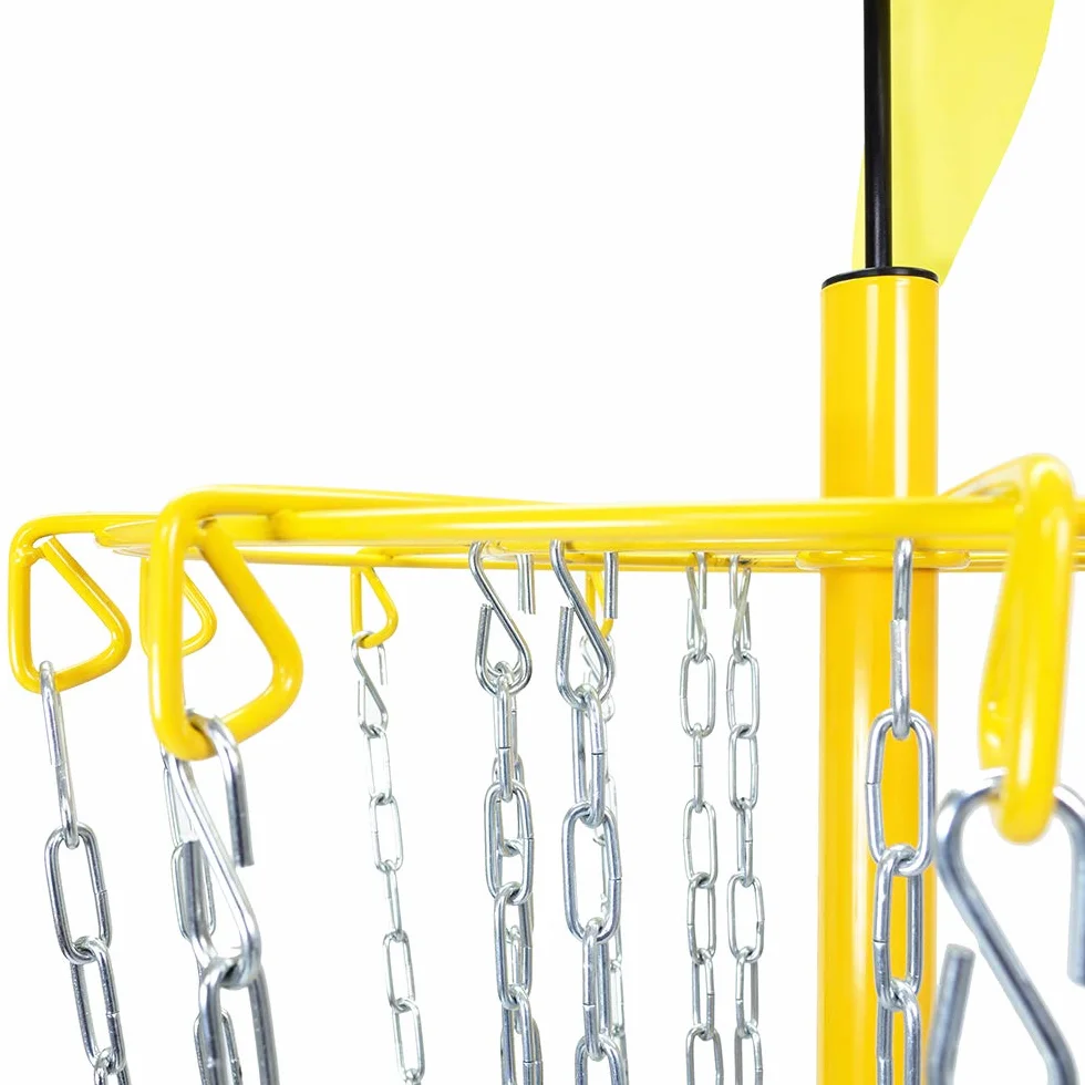 The Hive Disc Golf Practice Basket Double Chains