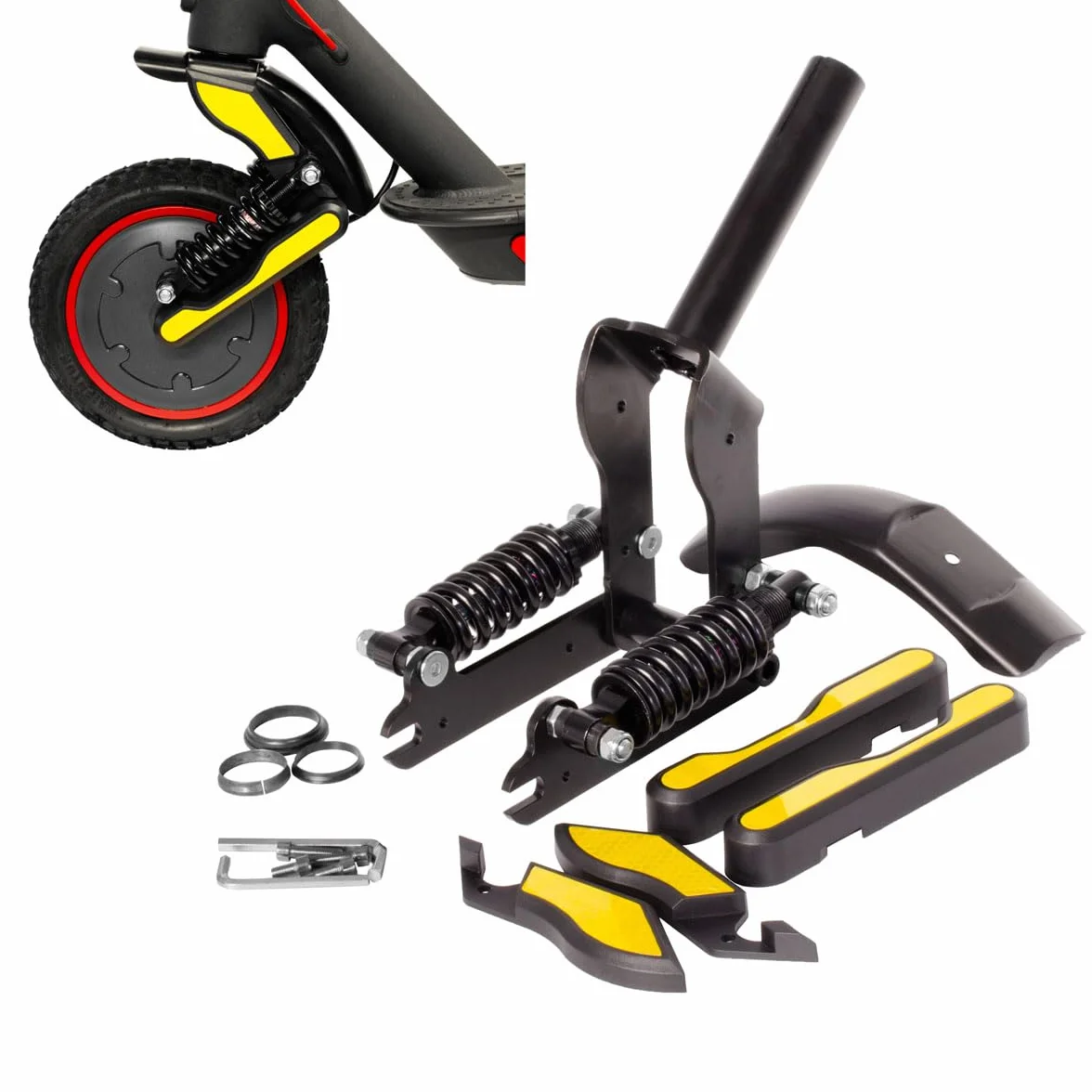 Horquilla amortiguadora delantera compatible con patinete Xiaomi M365/1S / Essential Lite/Pro/Pro 2