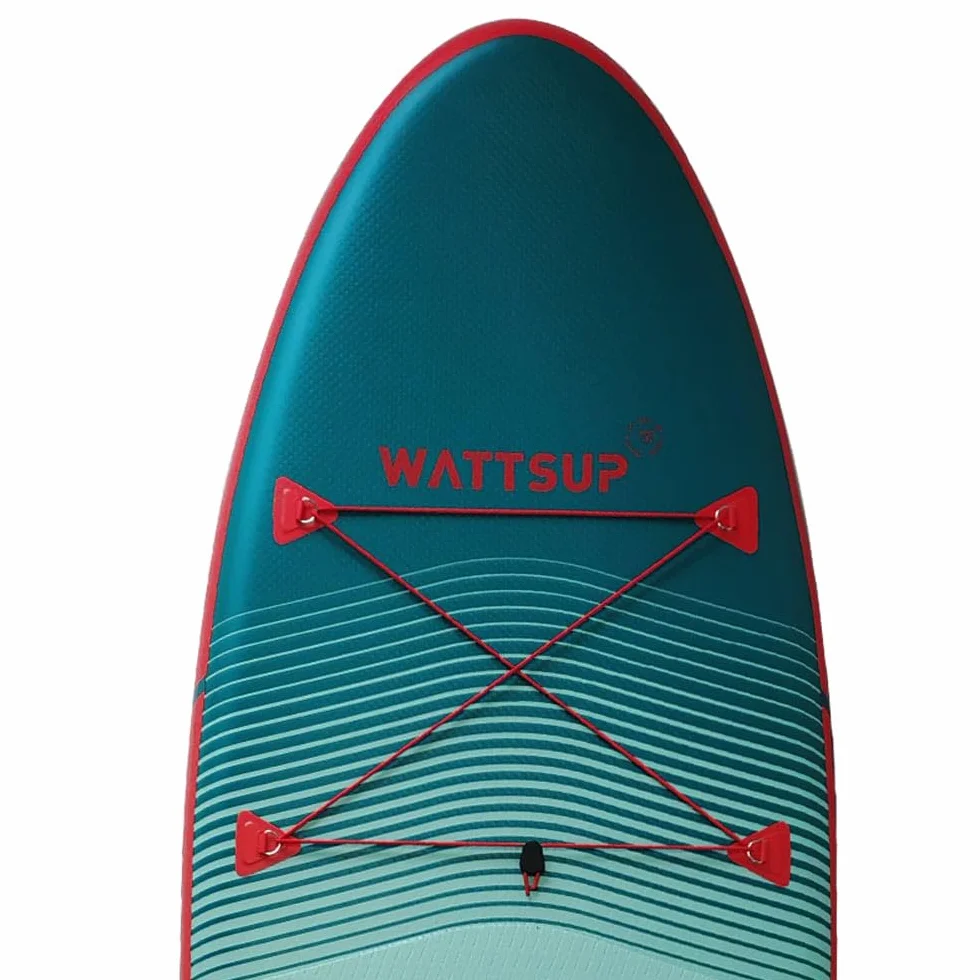Wattsup - Sup Stand Up Paddle Inflable - Gama First - Dropstitch - Pack Completo: Remo, Leash, Bomba, Bolsa de Transporte