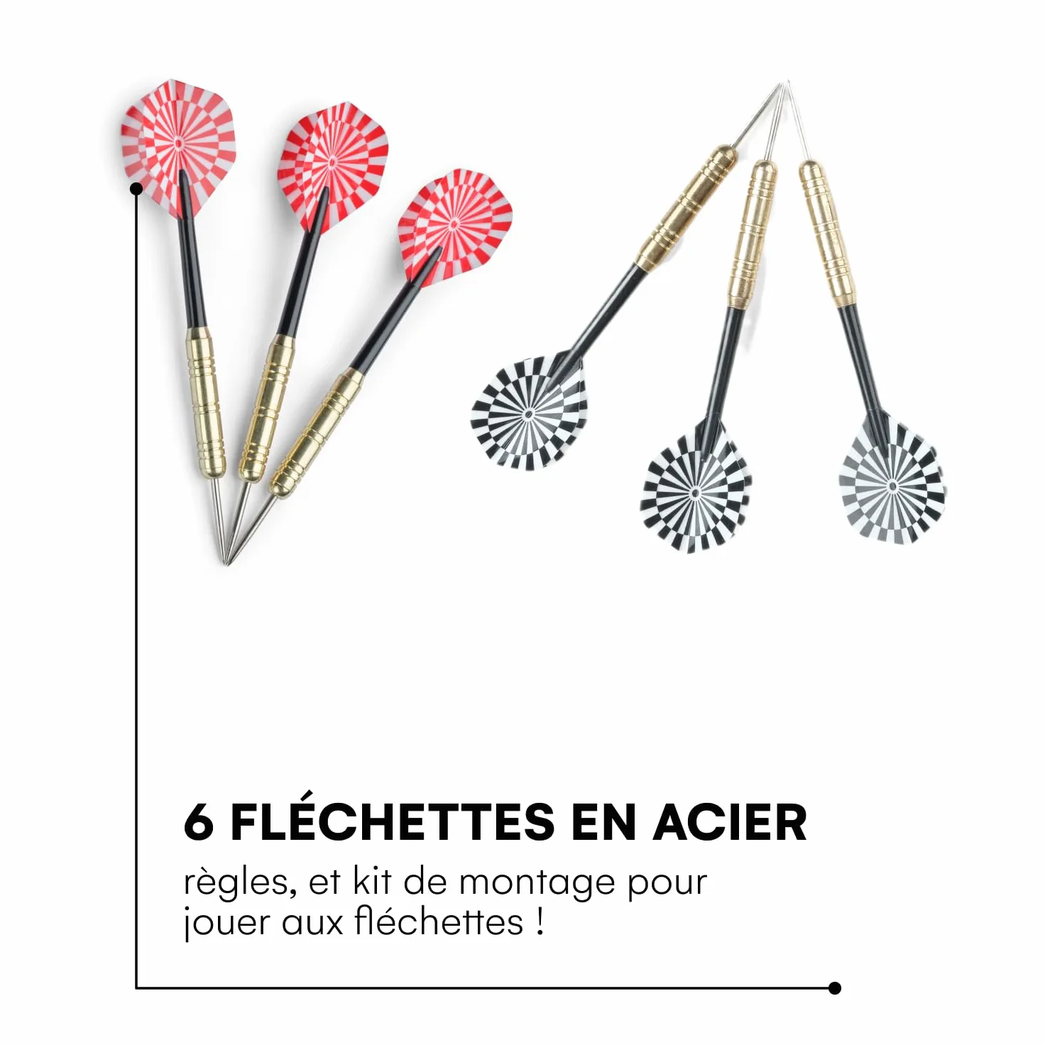 Diana De Dardos Dartboard Force 8 - Cerdas De Sisal De Clase A - Construcción De Alambre De Hoja Profesional - 451 X 38 Mm – Juego Dardos + Libro De Reglas + Kit De Ensamblaje