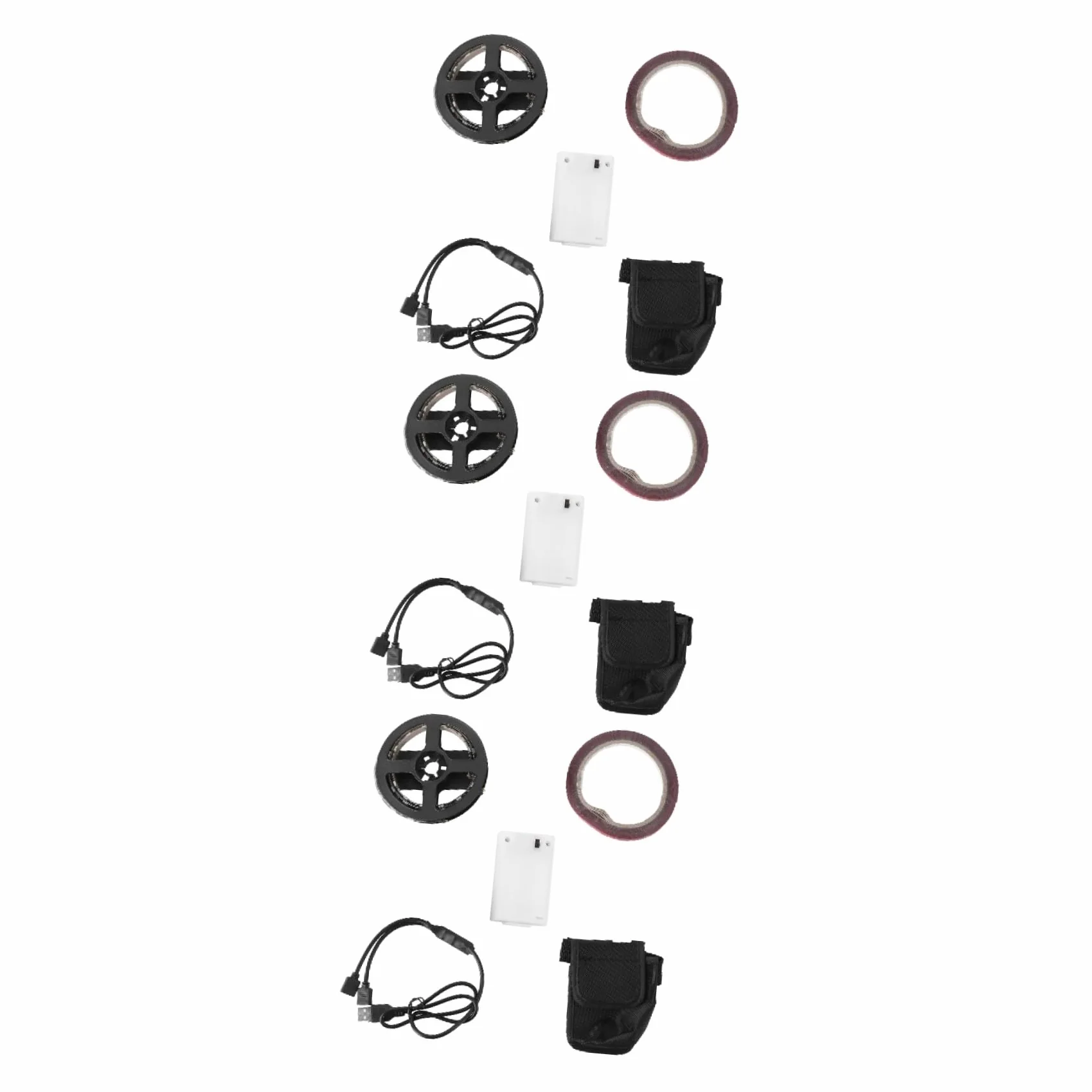 ibasenice Patinete Scooter Accesorios condujo Herramientas eléctricas para Acelerador Ruedas Luces de Skate Tira de Luces LED para patineta eléctrica Tira de luz Epoxy Black
