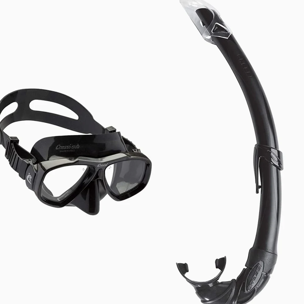 Cressi Tauchmaske Erwachsen Focus Optische Gläser Möglich Gafas de Buceo, Unisex, Negro