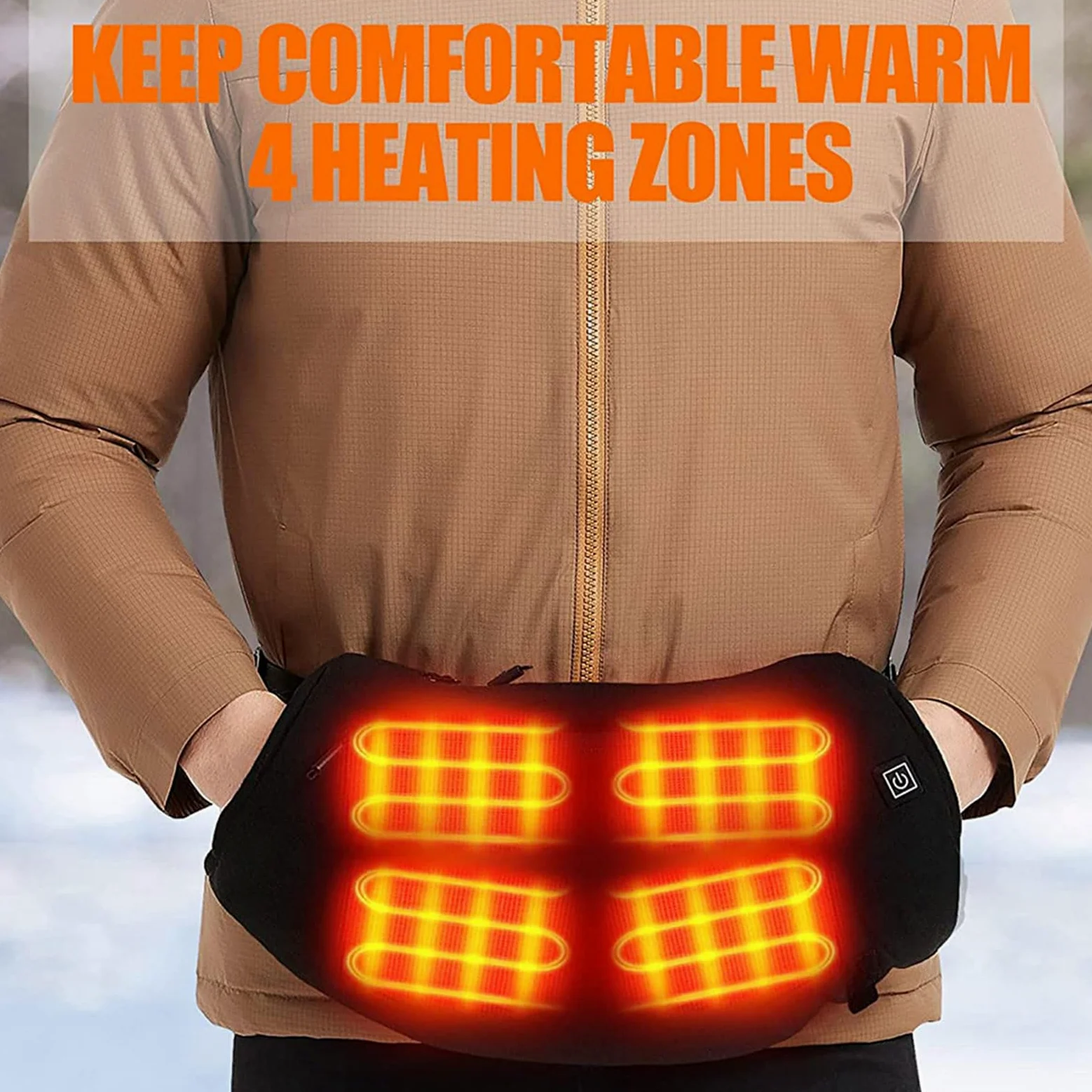 Bolsas recargables para calentar las manos, calentador eléctrico de calentamiento rápido para fútbol, golf, pesca, camping, calentador de invierno