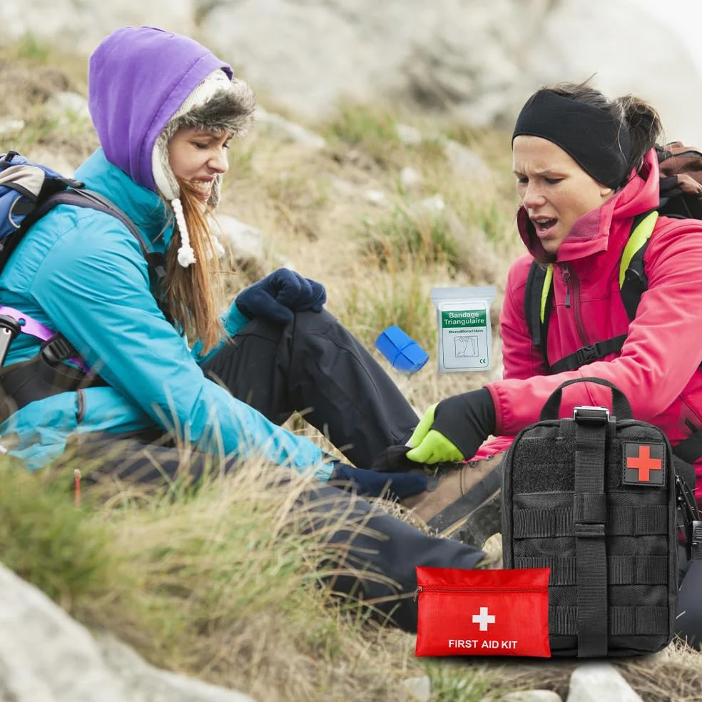 Kit Supervivencia, kit de Supervivencia con 200 Piezas Herramientas Supervivencia, Botiquín Primeros Auxilios, Botiquin Supervivencia, Kit Primeiros Socorros para Coche,Hogar,Camping,Senderismo