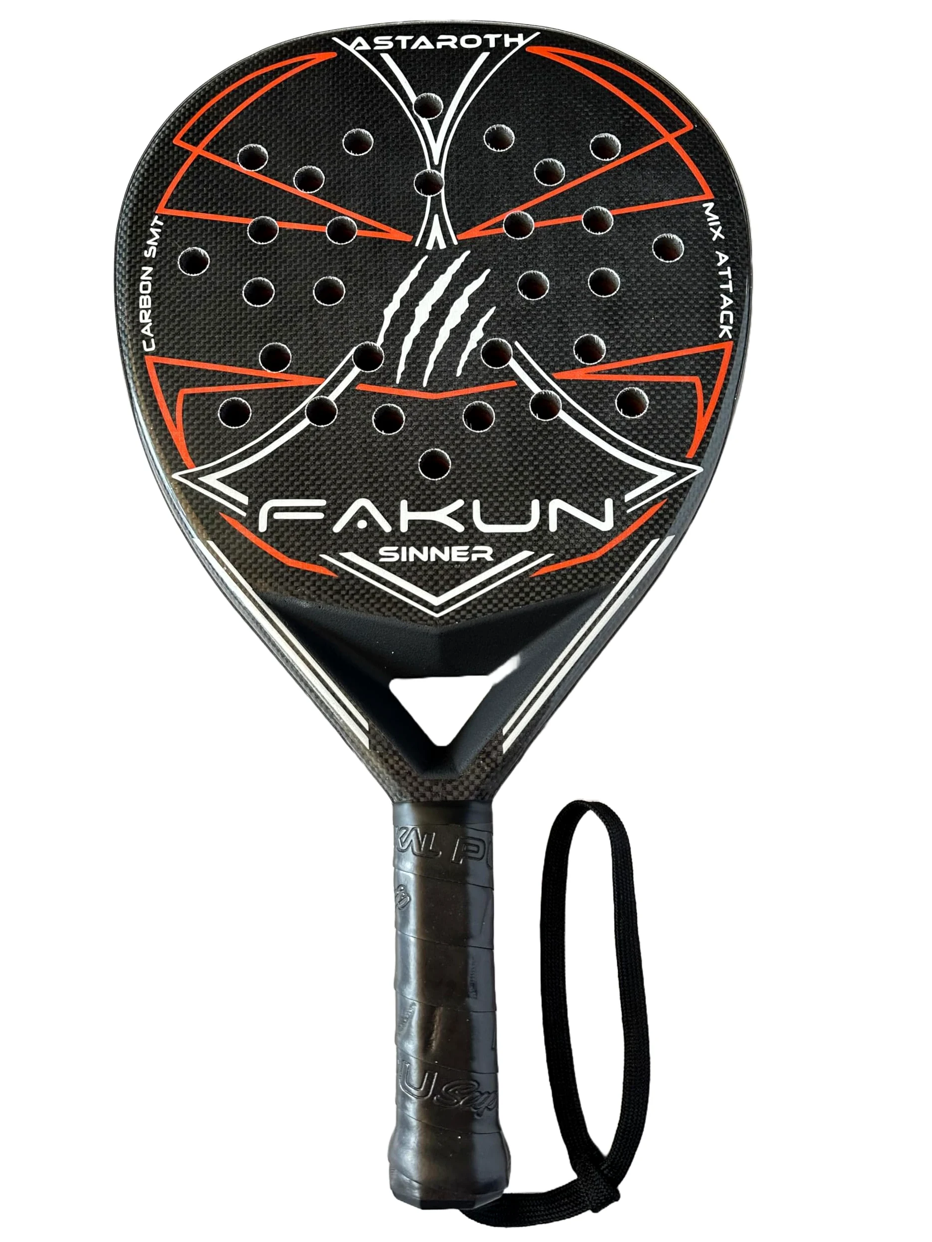 FAKUN Pala de Padel ASTAROTH ROJA-Blanca