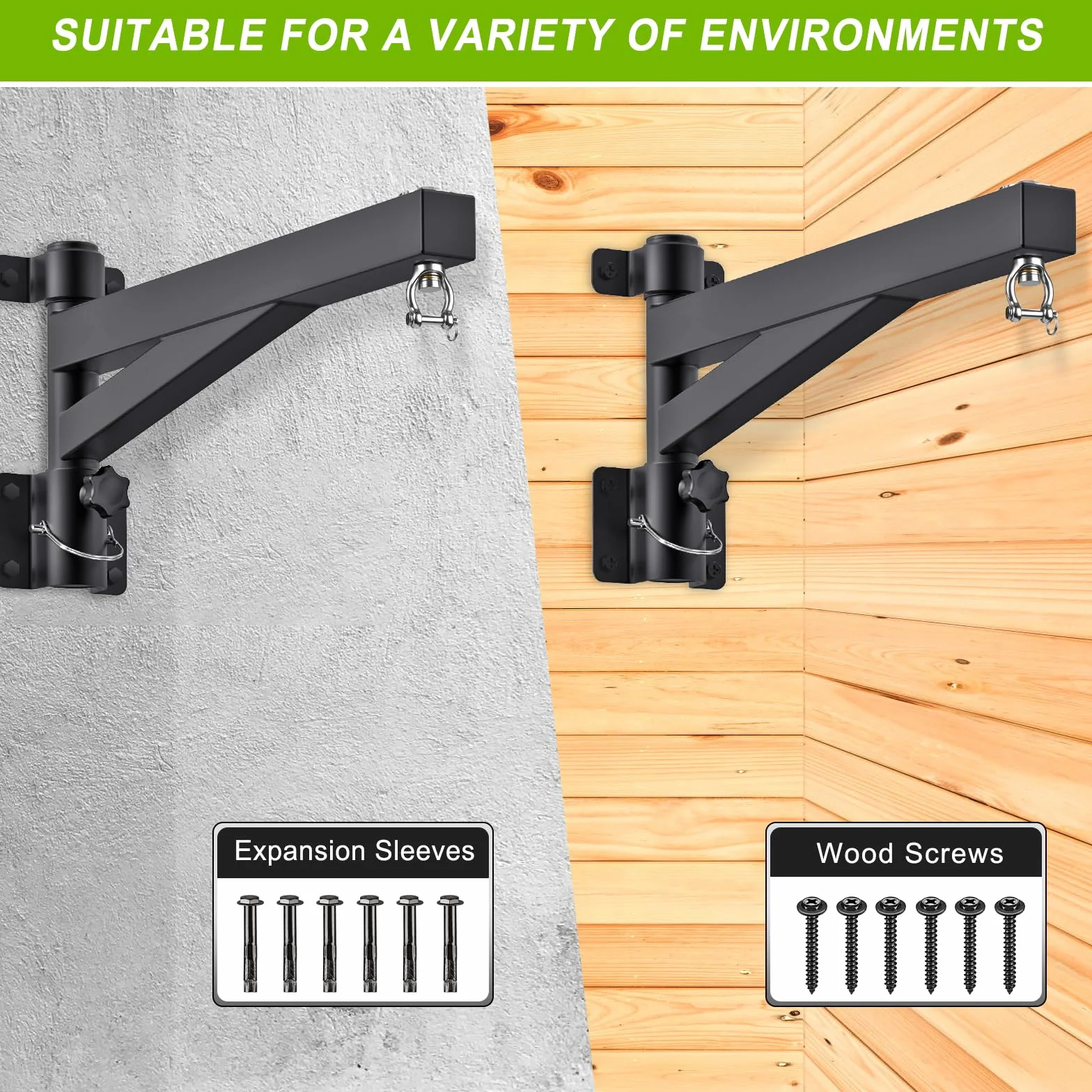 BeneLabel Soporte para Saco de Boxeo, Soporte para Colgar en la Pared, Soporte Pesado con RotacióN Silenciosa para Gimnasio en Casa, Interior Y Exterior, Ejercicio de Boxeo