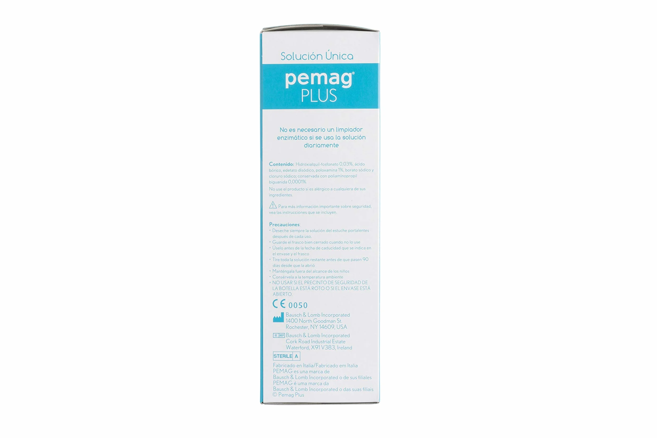Bausch + Lomb Plus Solución Única 360ml para lentes de contacto blandas