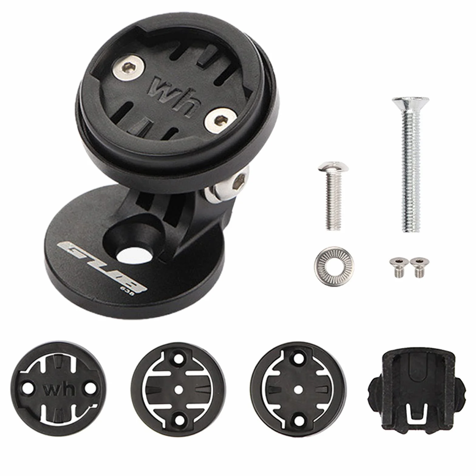 Soporte Ordenador Bicicleta, Compatible para Garmin Edge, Wahoo Elemnt, Bryton, Cat Eye Soporte Ordenador MTB Manillares Potencia (Ángulo Ajustable)