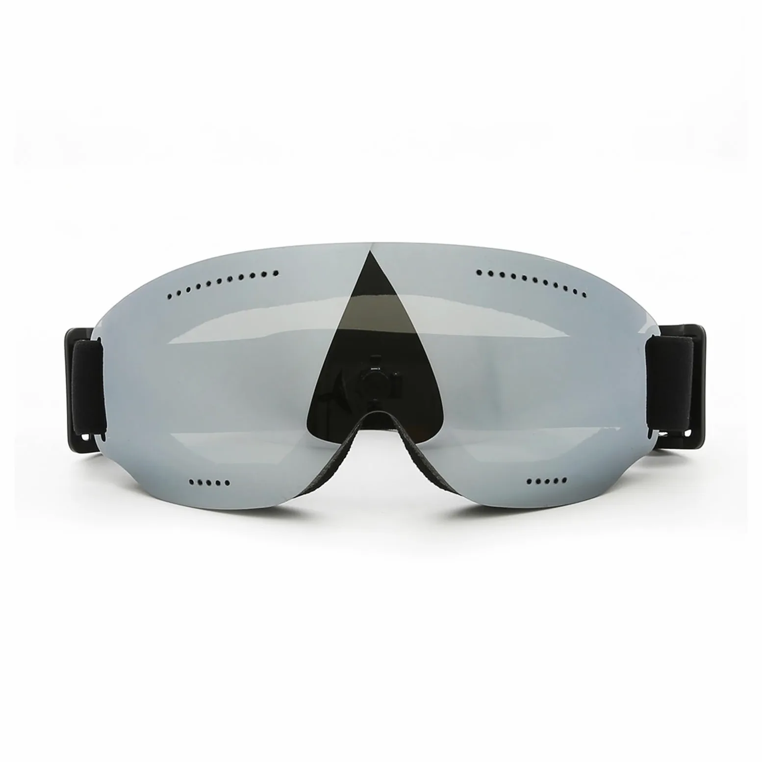 Gafas de esquí Gafas de esquí UV400 - Gafas de esquí antiniebla Gafas de snowboard a prueba de viento de invierno Gafas de esquí con lentes de espejo Gafas para exteriores (Color: Plata) (Plata)