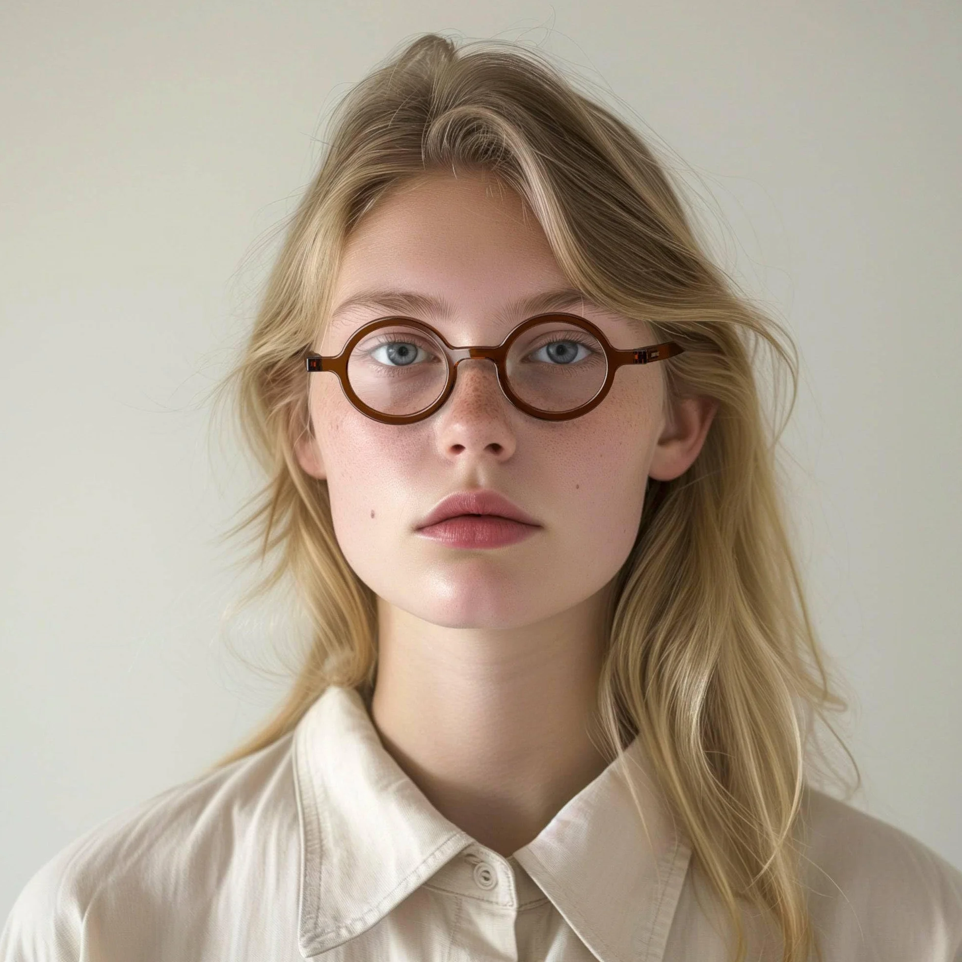 LONDON MOLE® Moley gafas de lectura redondas con bisagras de resorte