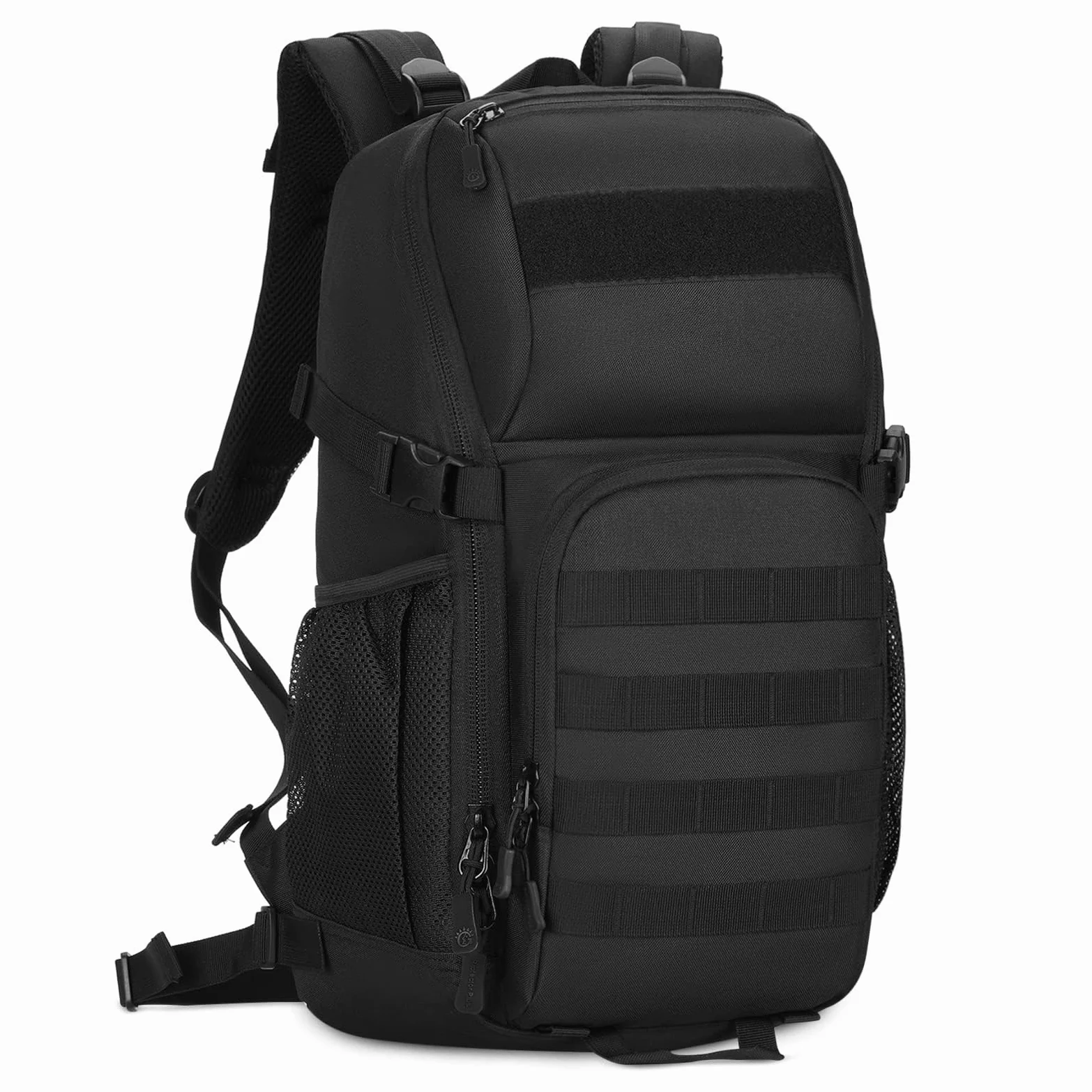 VINBAGGE Mochilas Camping,Mochila Senderismo Mochilas de Viaje Mochila Deporte Mochilas Tacticas Actividades al Aire Libre Acampar/Senderismo/Caza/Montañismo/Montar Bicicleta/30L-Negro