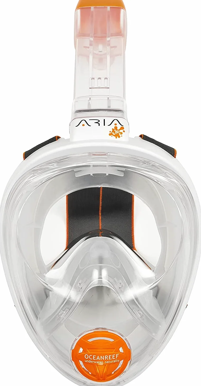 OCEAN REEF - Aria Snorkeling Mask Junior Full Face Snorkeling Mask with Stickers