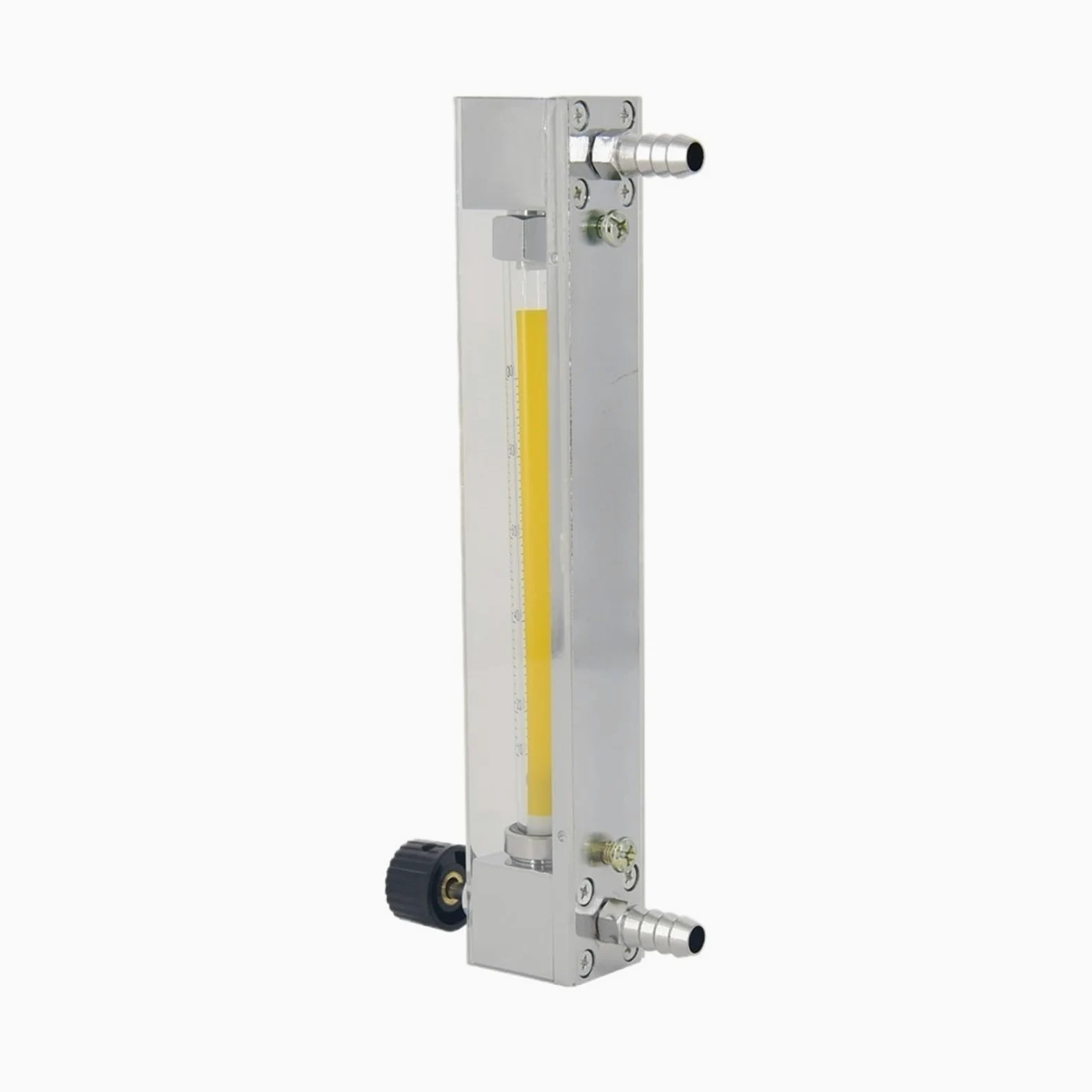 LZB -4, caudalímetro rotámetro de Vidrio con válvula de Control for líquido y Gas.(40-400 LPH for Gas)