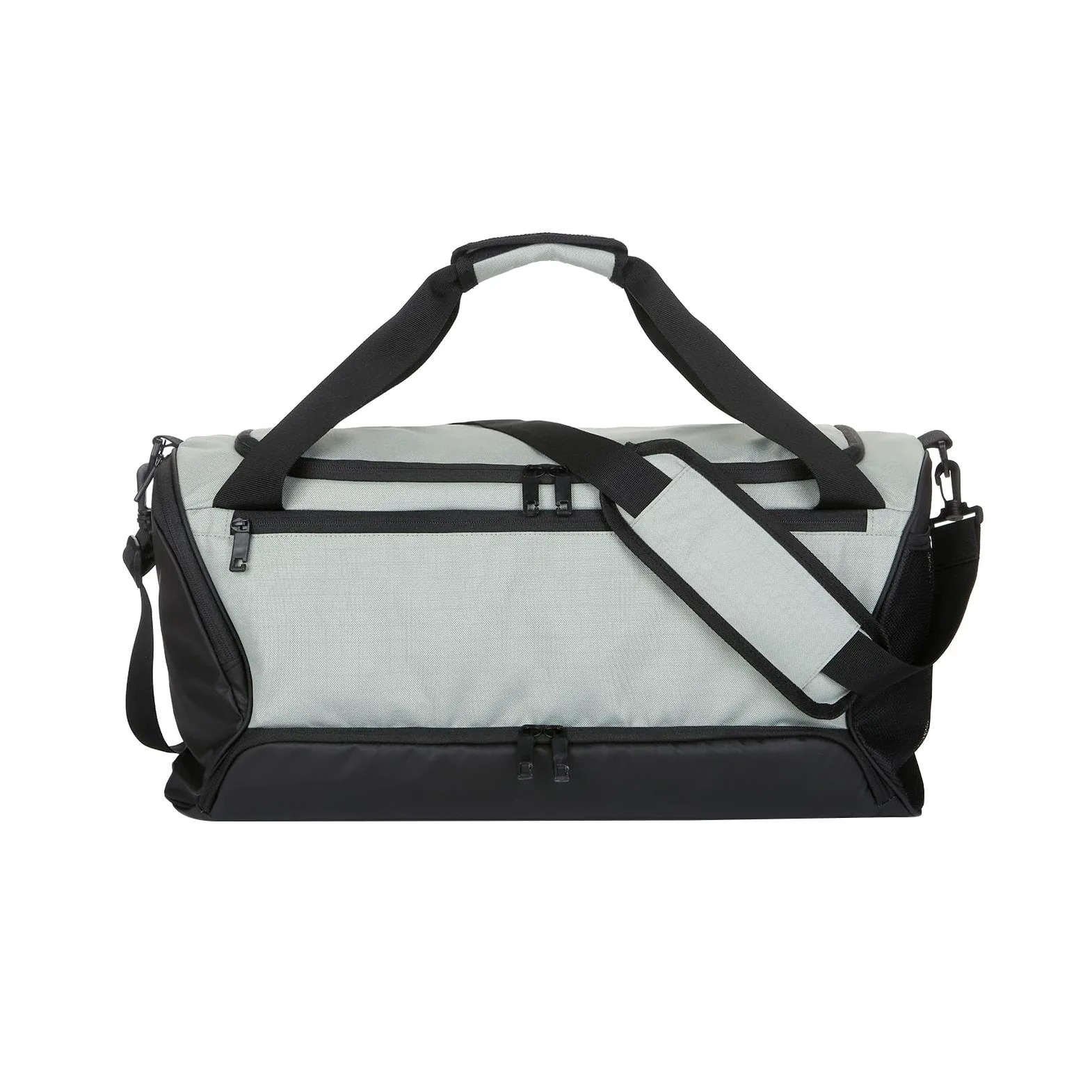 Bolsa Deportiva, Bolsa de Gimnasio, Bandolera, Bolsa de Lona con Compartimentos Funcionales Y, Poliéster Oxford Impermeable, Apta para El, Negro, unico