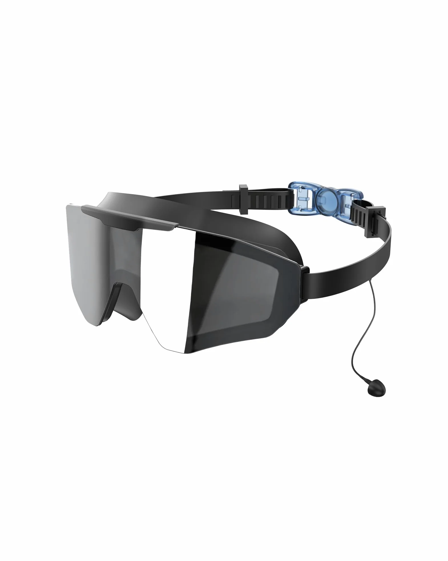 Gafas de natación para hombres y adultos, gafas de natación antivaho de cobertura completa, lentes UV de 3 colores y desmontables