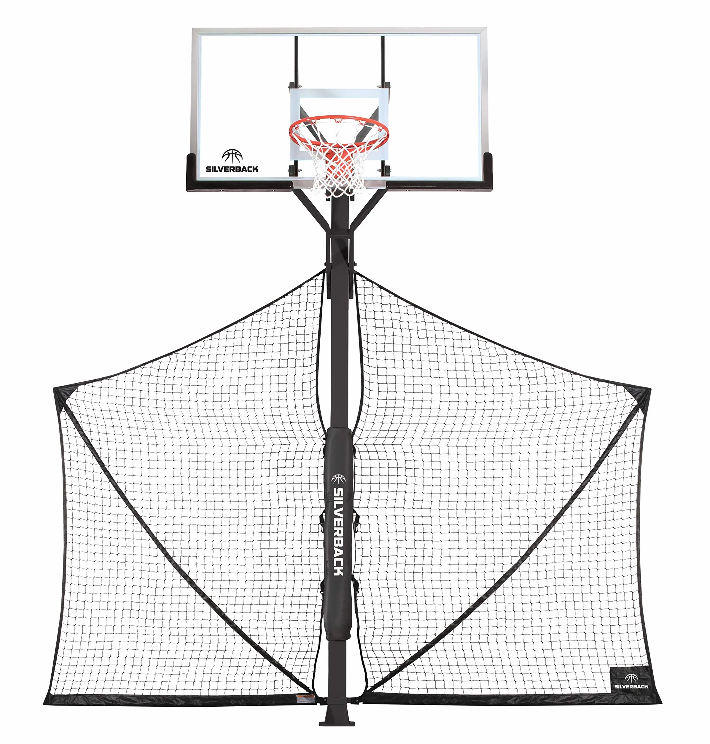 Basketball Yard Guard Defensive Net System Rebounder with Foldable