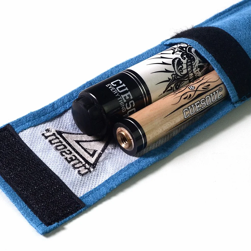 CUESOUL Rockin Series Juego de Tacos de Billar Profesional 58 Pulgadas 595.3 g Mango de Arce Norteamericano Acabado Perlado Virola de Carbono