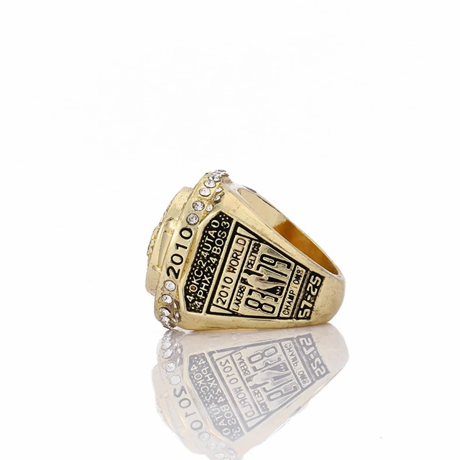 Anillo de Campeonato Kobe - Edición Coleccionista Regalo para Fanáticos de Los Ángeles Hecho a Mano