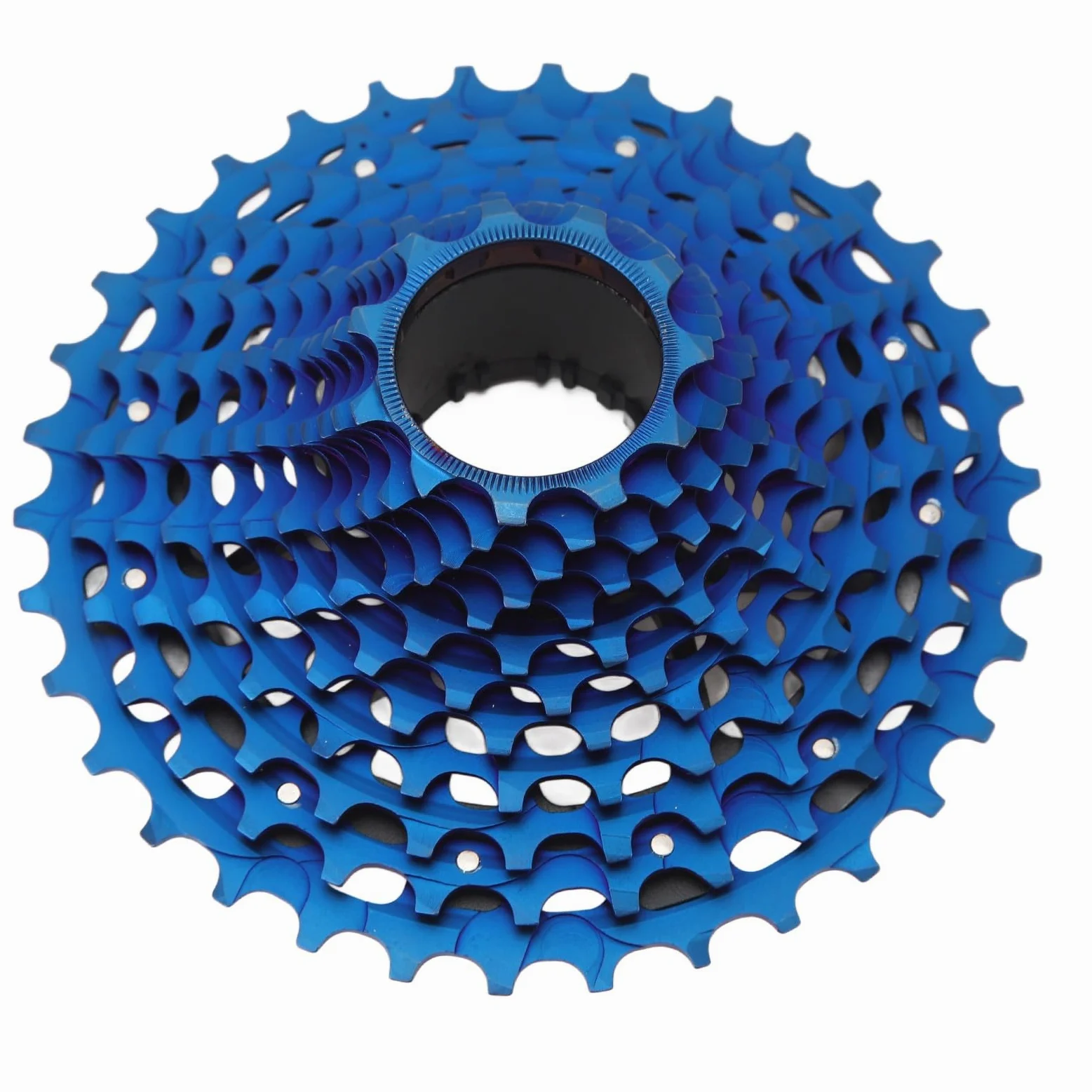 Cosiki Casete de 12 Velocidades, Casete de Bicicleta de Diseño Hueco de Acero de Alta Resistencia Silencioso para Reemplazo
