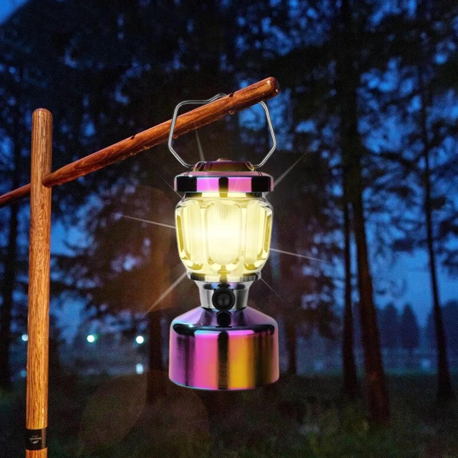 Luces de caballo para iluminación de ambiente de campamento, linternas recargables regulables, linternas recargables portátiles para cortes de energía, hogar y senderismo | recargables regulables, linternas recargables portátiles para cortes de energía, h