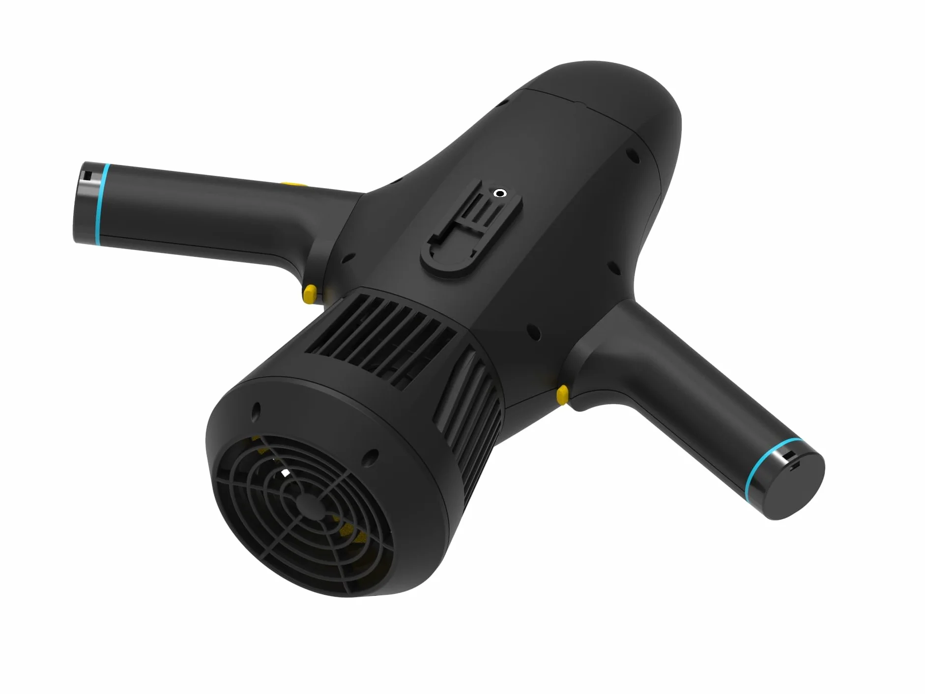 OBEST Patinete Subacuático Portátil 5 km/h, Scooter Eléctrico Subacuático con Soporte de Cámara Acción, Pantalla LED, 3 Modos de Velocidad Propulsor para Buceo, Esnórquel, Aventura y Pesca, 4500 mAh