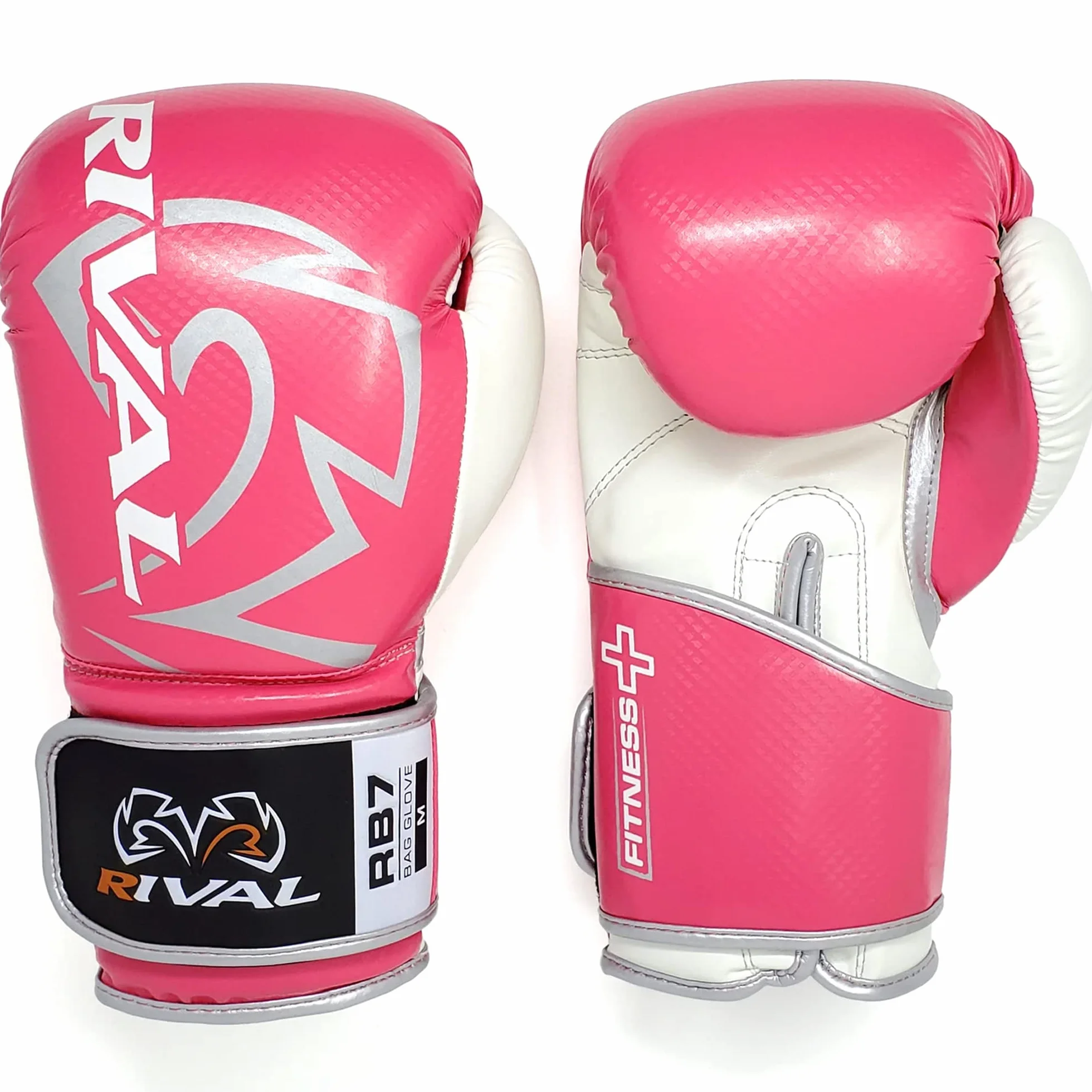 Rival boxing-rb7 Fitness y guantes de boxeo, Rosado/Blanco