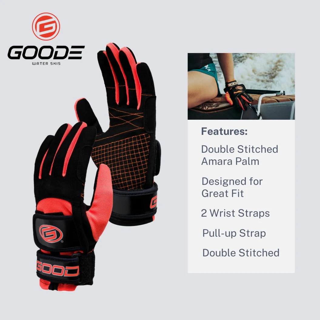 GOODE Pro - Guantes de esquí acuático (pequeños)