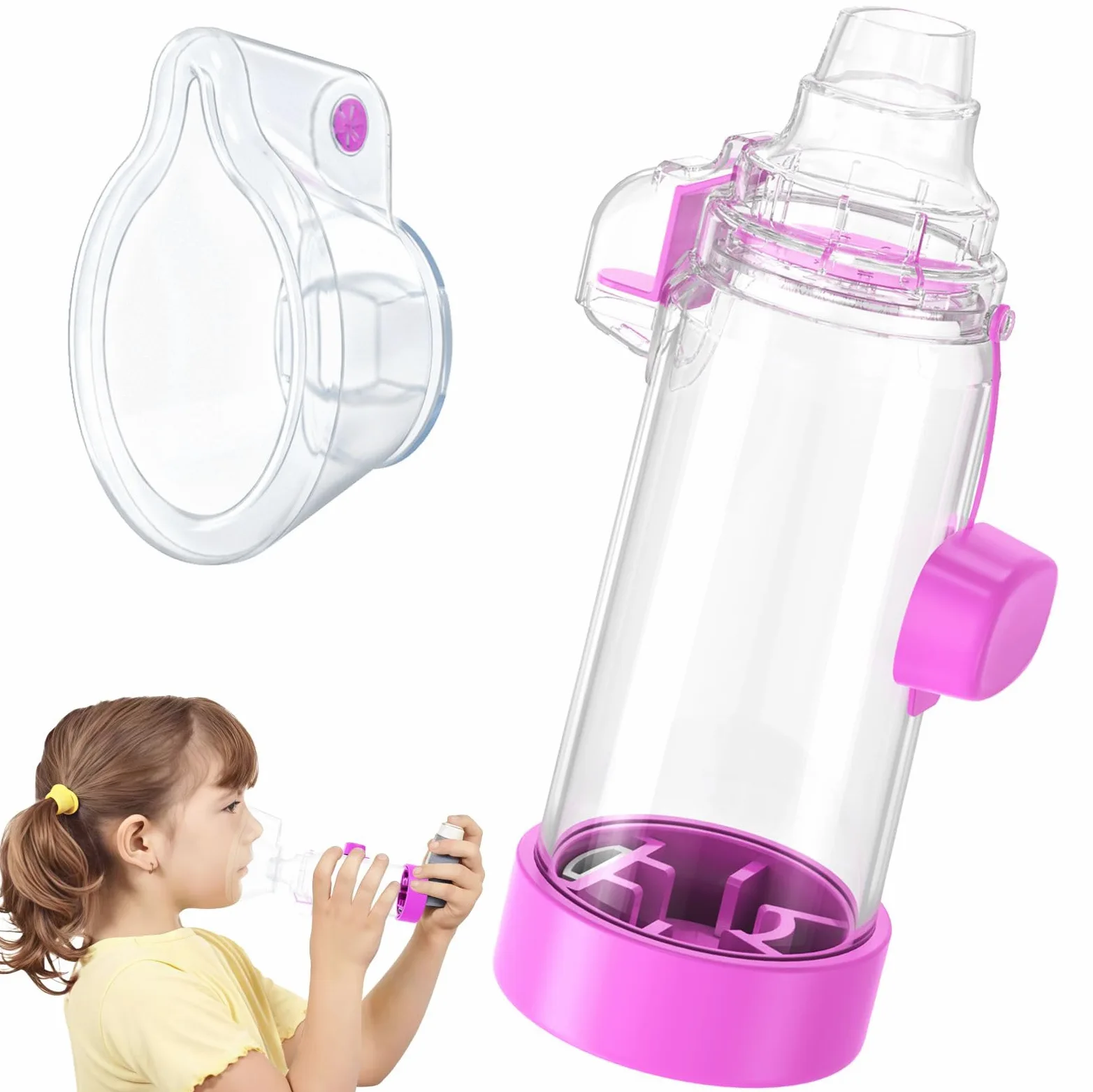 Espaciador para niños y adultos (púrpura/niños)