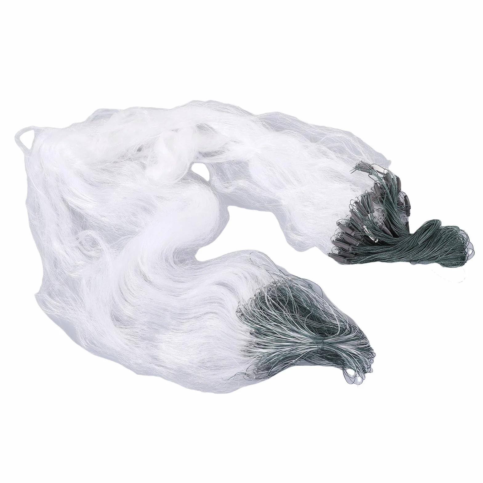 Red de Pesca Fdit 50 m 1,5 m 3 Capas Nailon Resistente con Flotador