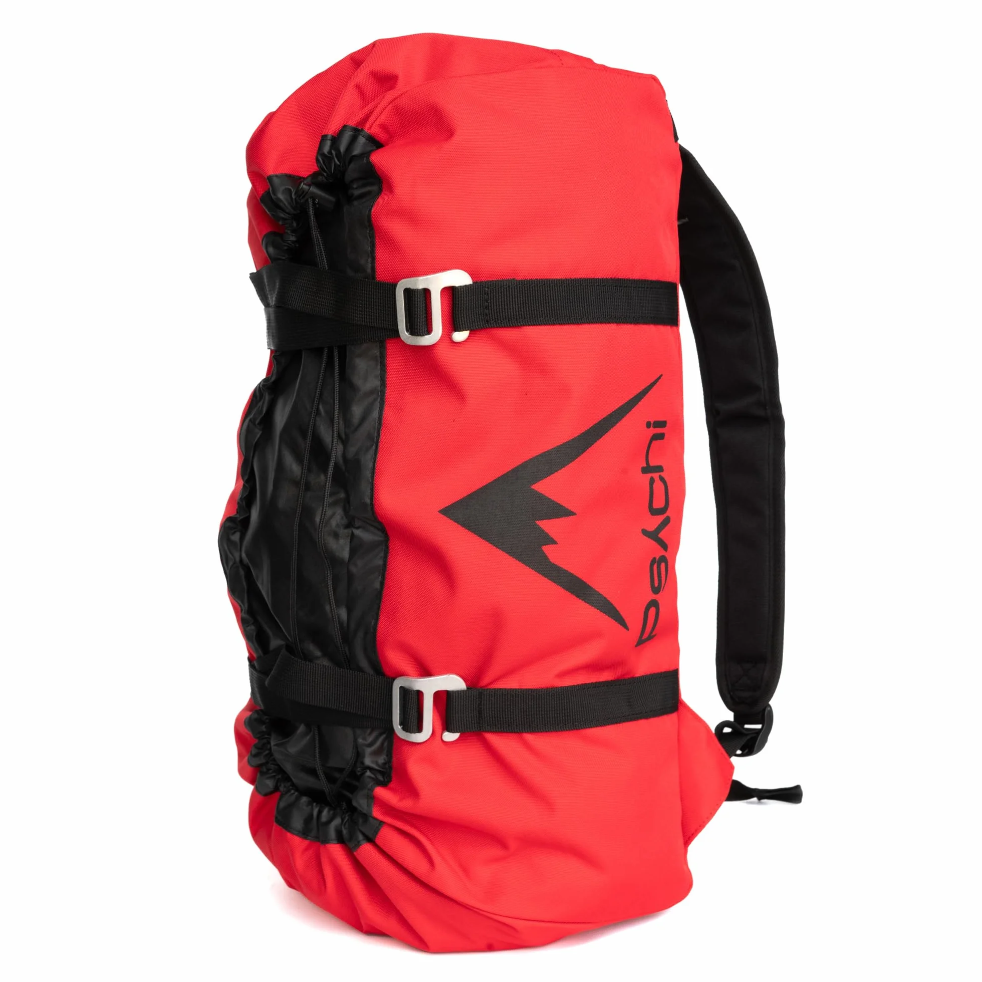 Psychi - Bolsa para Cuerda de Escalada - con Lona para el Suelo, Hebillas y Asas de Transporte