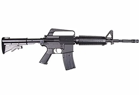 2EAGLE Fusil de Airsoft Well M4 MR711 - Modelo de Muelle - Amarre/Disparo Manual - Color: Negro - Potencia 0,5 Joule