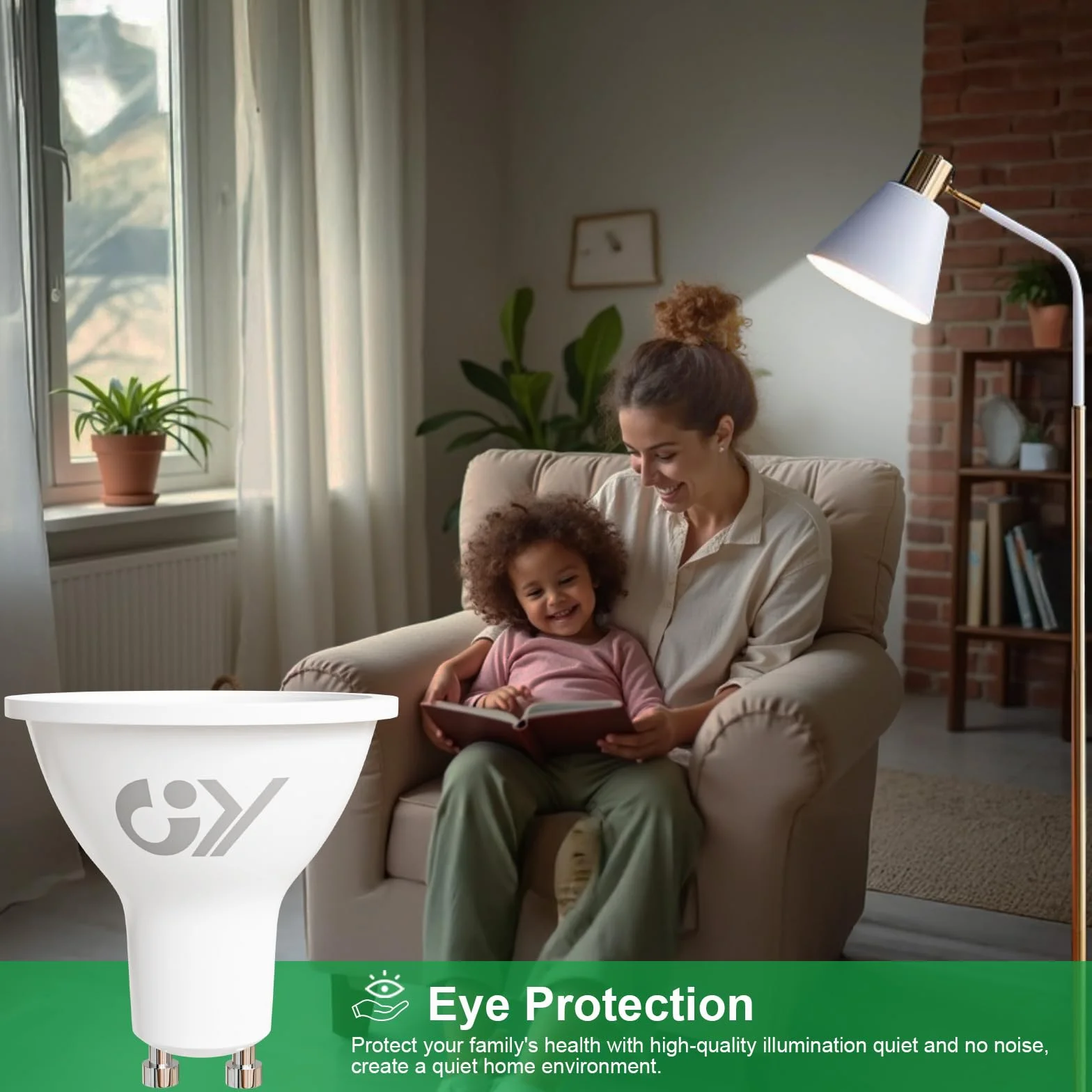 Pack 6 Bombilla LED GU10 4W 3000K 720 Lúmenes 110° No Regulable