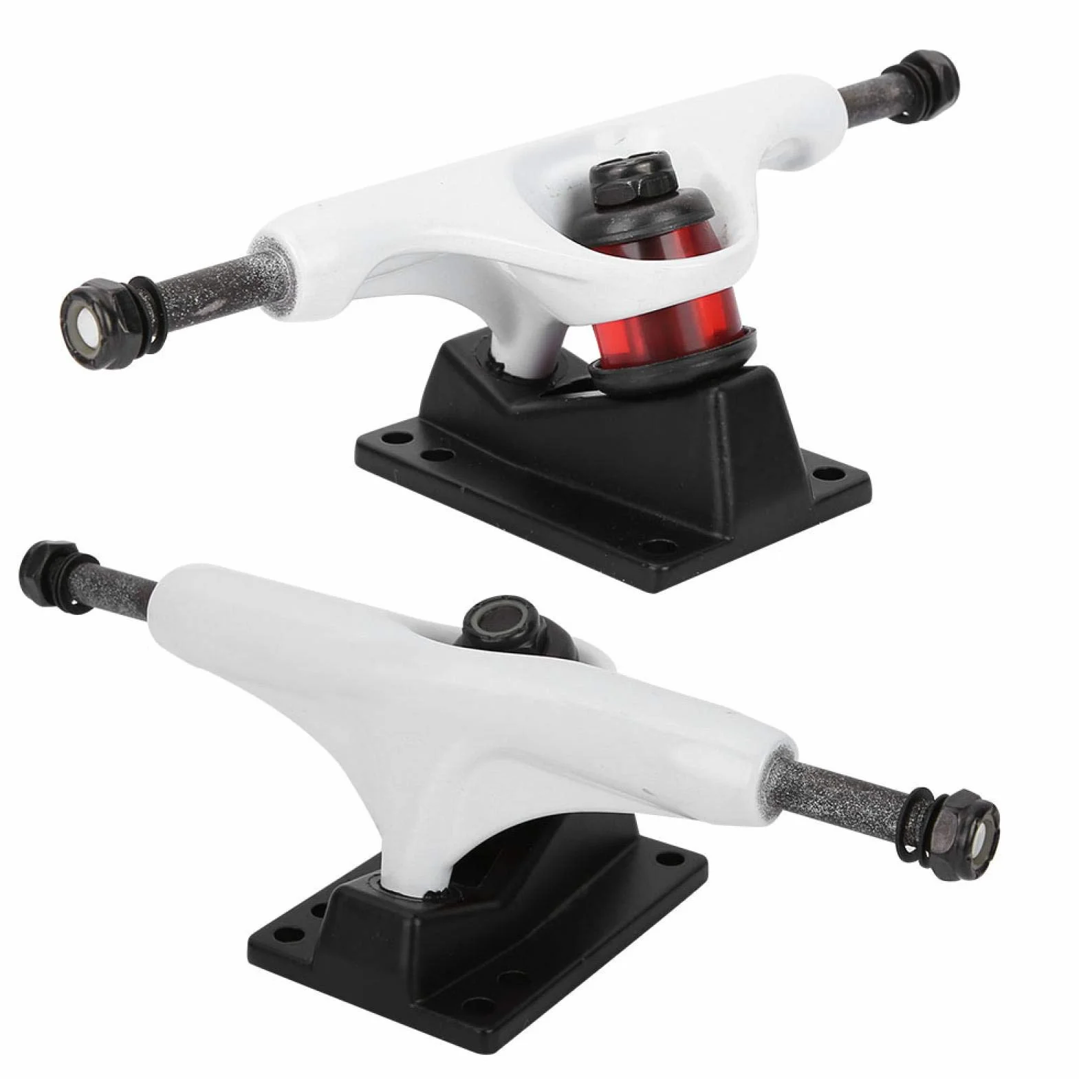 Camiones de aluminio del monopatín de la aleación del magnesio, eje transmisión skate, 2pcs de 4 a 8 pulgadas Longboard camiones y ruedas paquete para el reemplazo de los camiones viejos o rotos