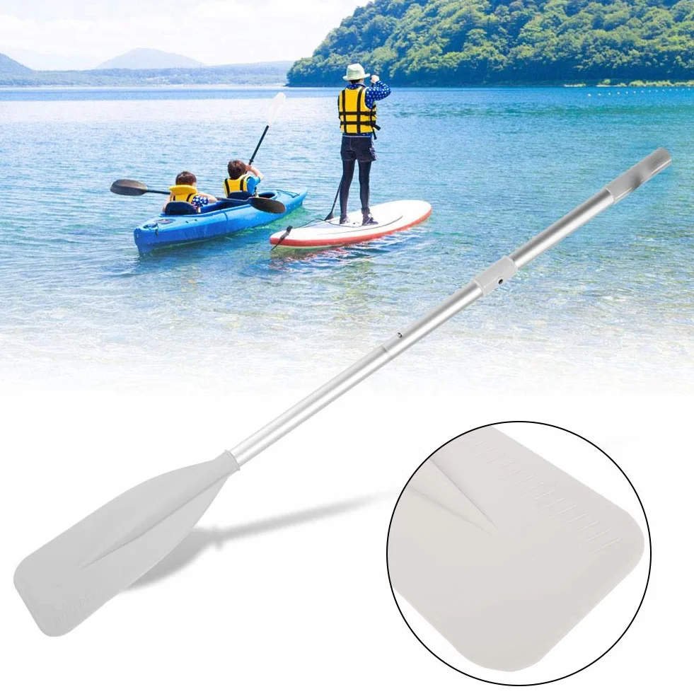 VGEBY Bote Inflable, Alta Resistencia y Ligero, Canoa Portátil con Varillas Aluminio, para Deportes Acuáticos Pesca Viajes Aire 2 Piezas