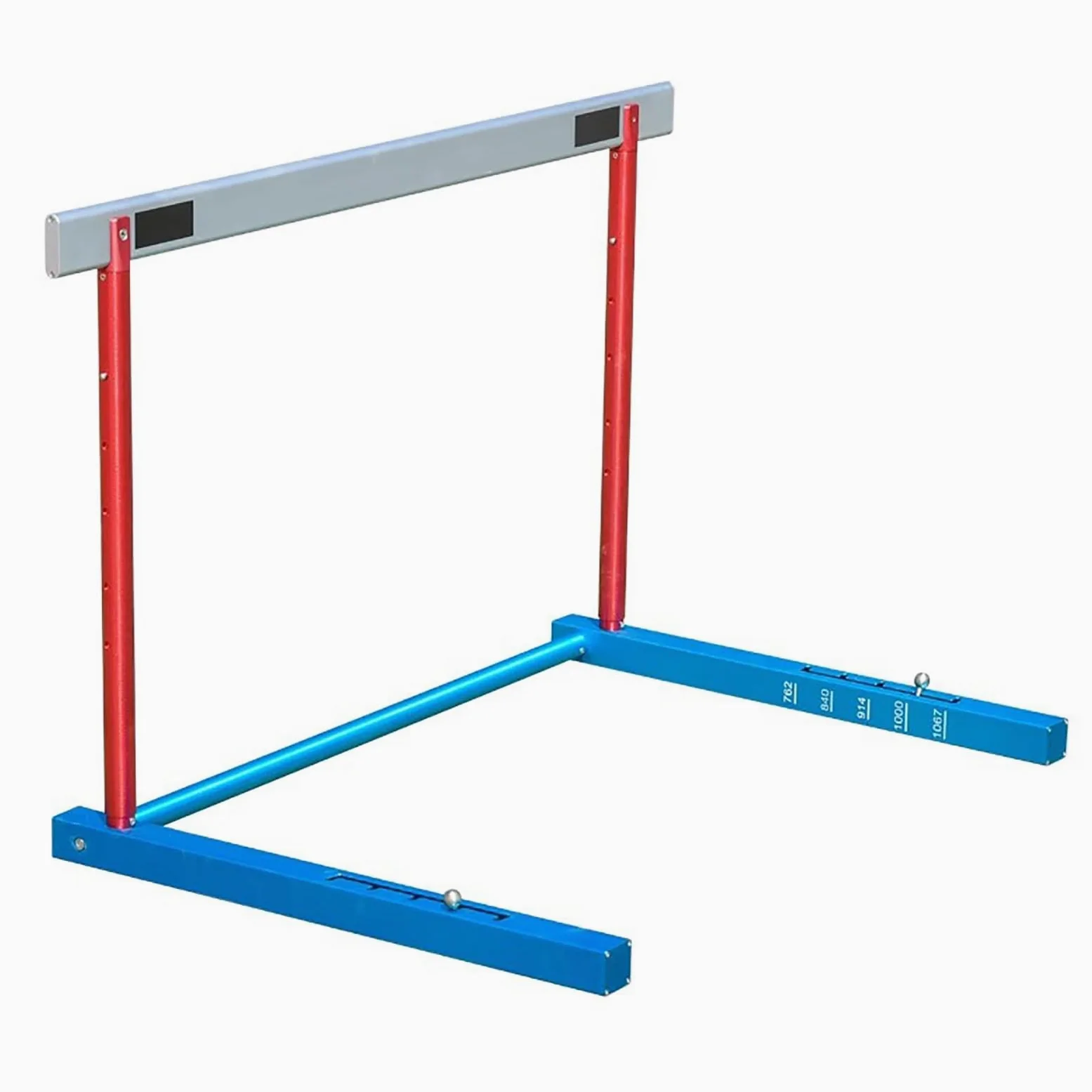 Vallas De Altura Ajustable De Aluminio, Barra De Salto De Pista Y Campo para Entrenamiento De Velocidad De Agilidad, Juego De Postes para Equipos De Práctica Deportiva, Fácil Montaje