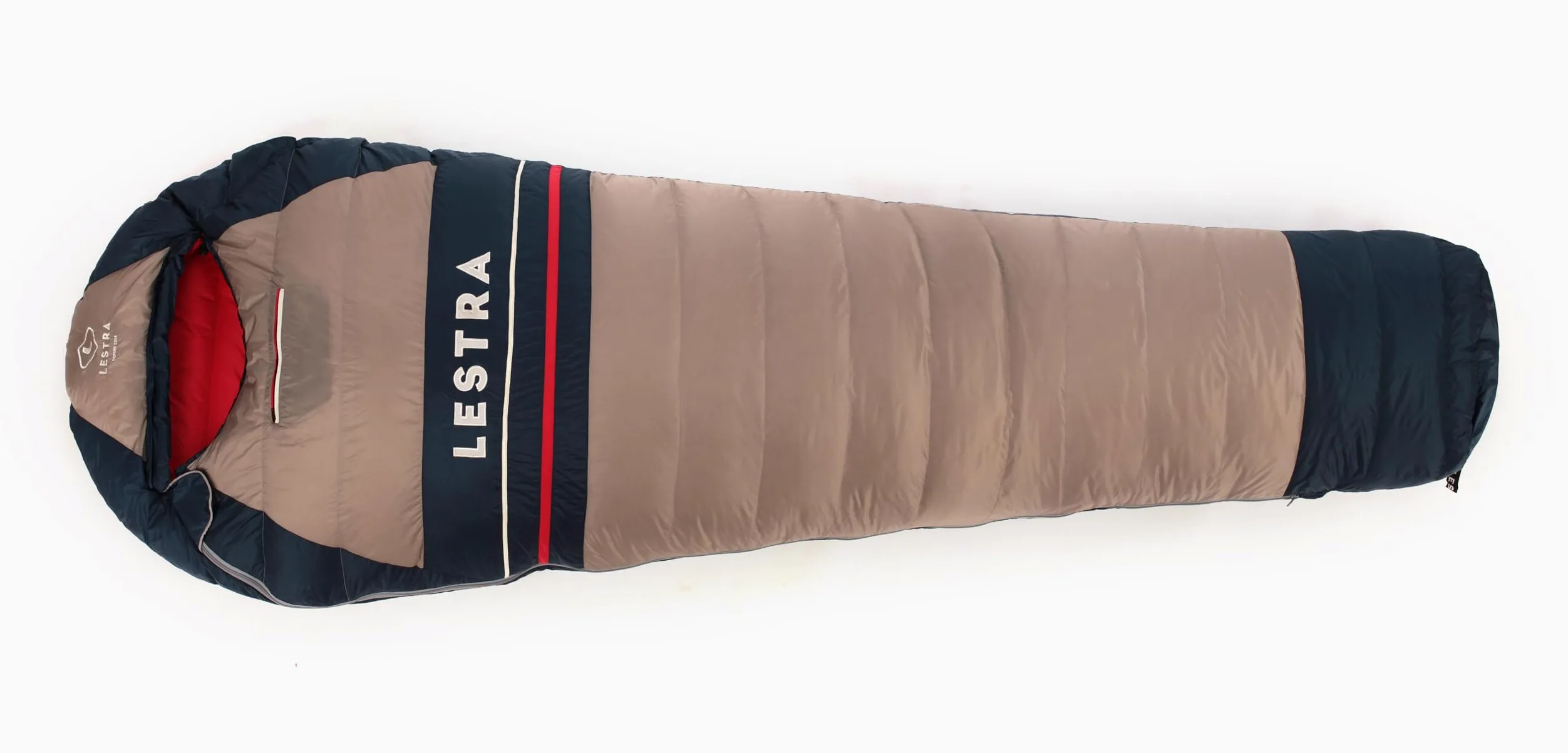 Lestra Sport - Alaska - Saco de Dormir Frío Extremo - T° Límite Confort -09 °C - Plumón de Pato - Adulto - 220 x 80 cm - 1,2 kg
