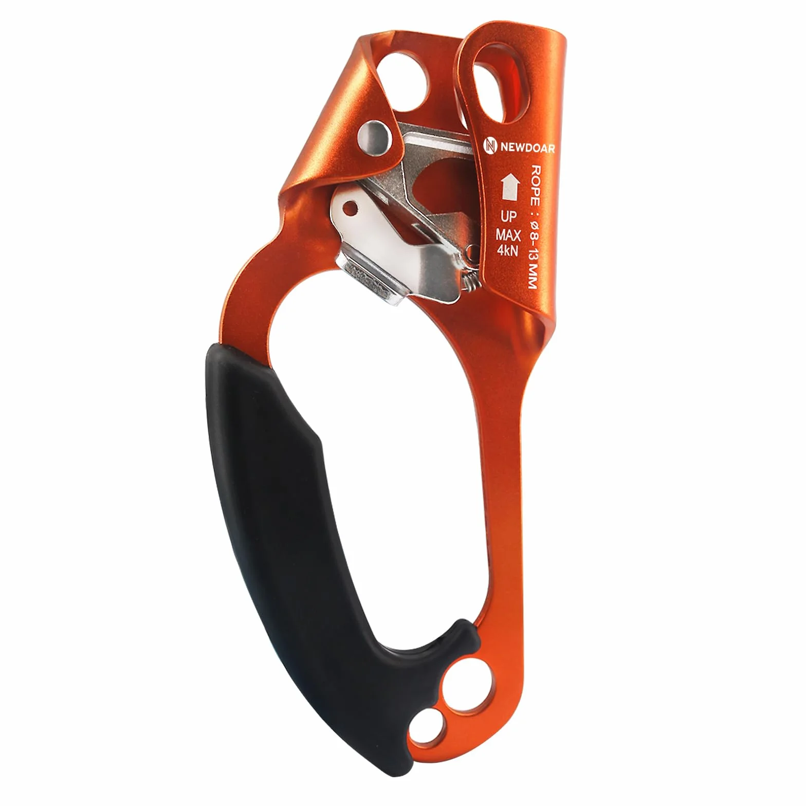 NewDoar Hand Ascender Rock Climbing Tree Arborist Rappel Gear Equipo Abrazadera de cuerda para cuerda de 8~12MM