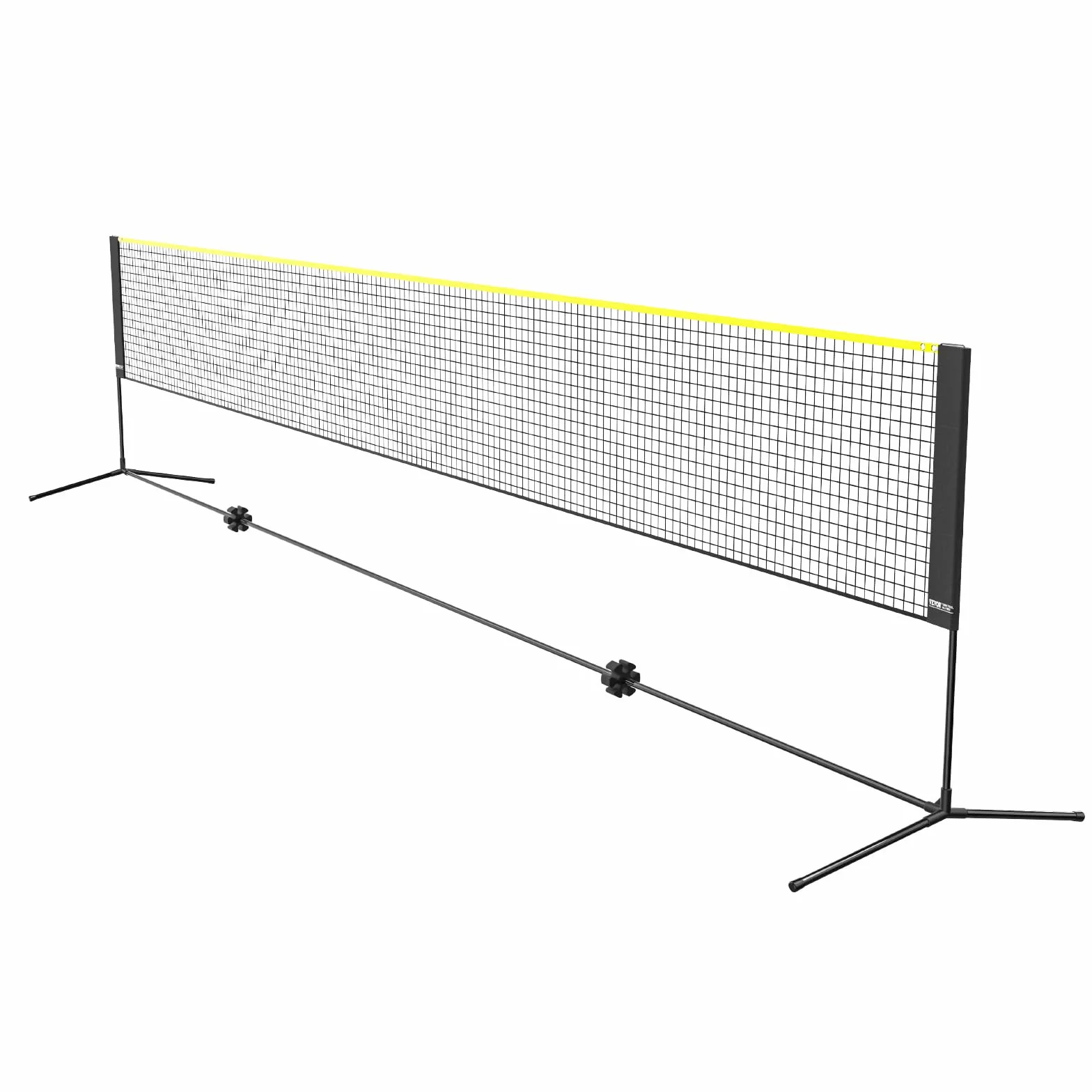 VEVOR Red Bádminton Voleibol Ajustable 606x155x103 cm Portátil con Postes Soporte Bolsa Raquetas Volantes Nailon