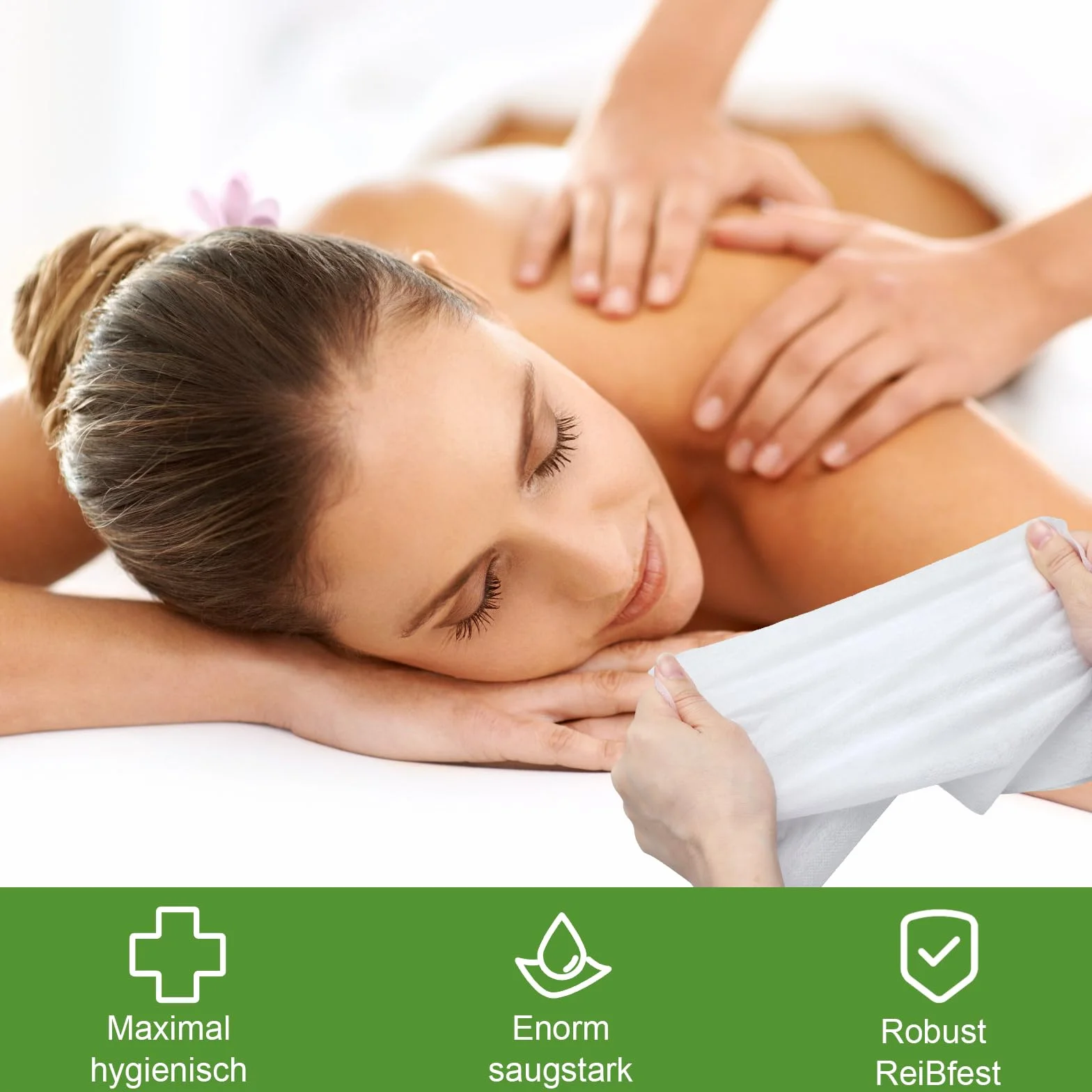 Paños Desechables Nasales para Camas de Masaje, Almohadillas para Reposacabezas, Accesorios de Masaje