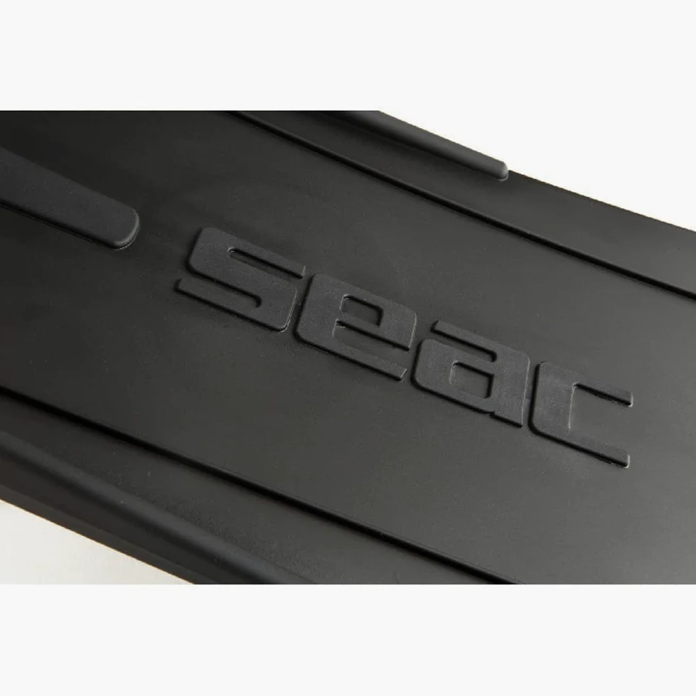 SEAC Shout - Aletas largas para adultos, para buceo, apnea y pesca submarina, color negro, 8-8.5