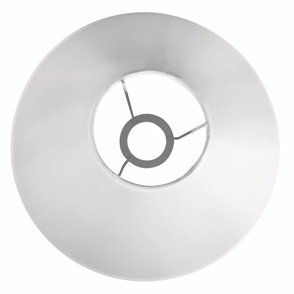Rayher Pantalla para lámpara Plástico cónica 30-10 cm ø 19 cm alto E27 max. 60W blanco