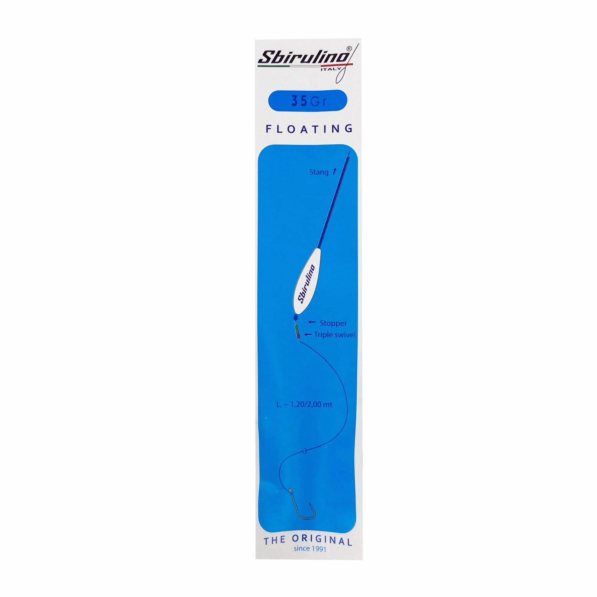Sbirulino Kit de bombardas de pesca (juego de bombardas flotantes 30-35-40-50 g)