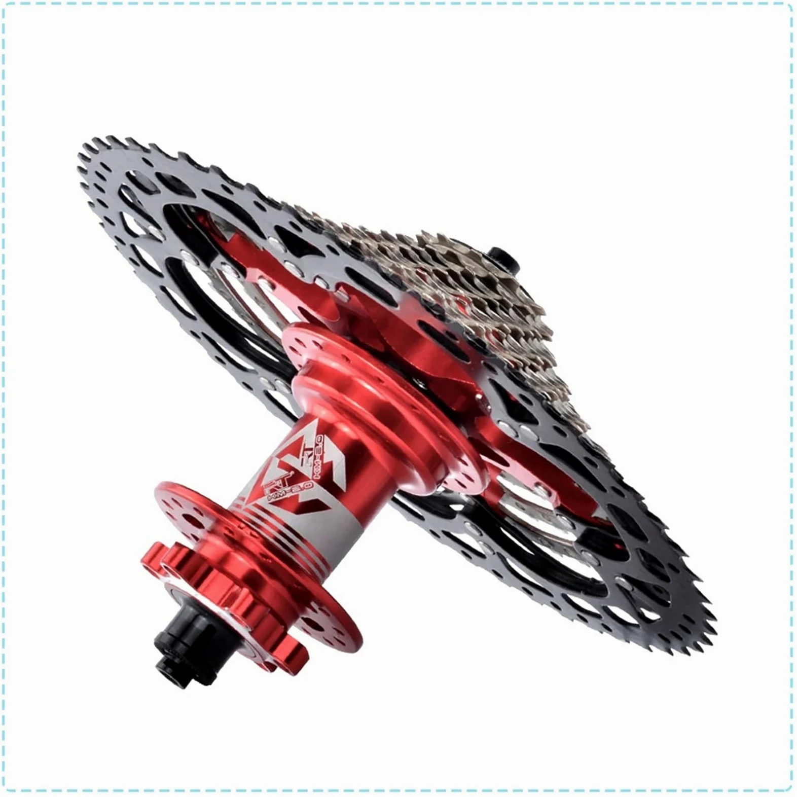 Genérico Compatible con Cassette de Bicicleta de 8-12 velocidades Sunshine, piñón de Rueda Libre de Estructura HG, Volante de inercia 32T-52T for buje HG estándar