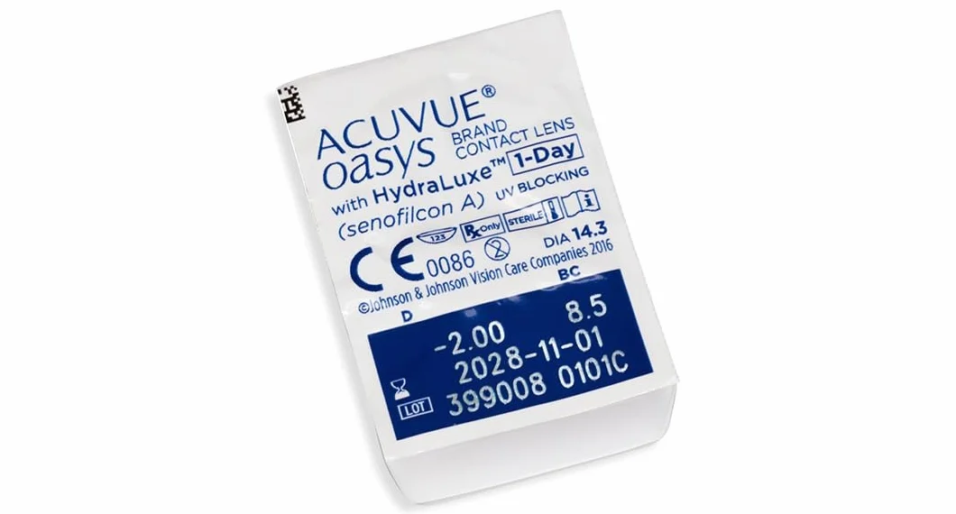 ACUVUE OASYS 1-DAY HydraLuxe soczewki kontaktowe 30 sztuk UV