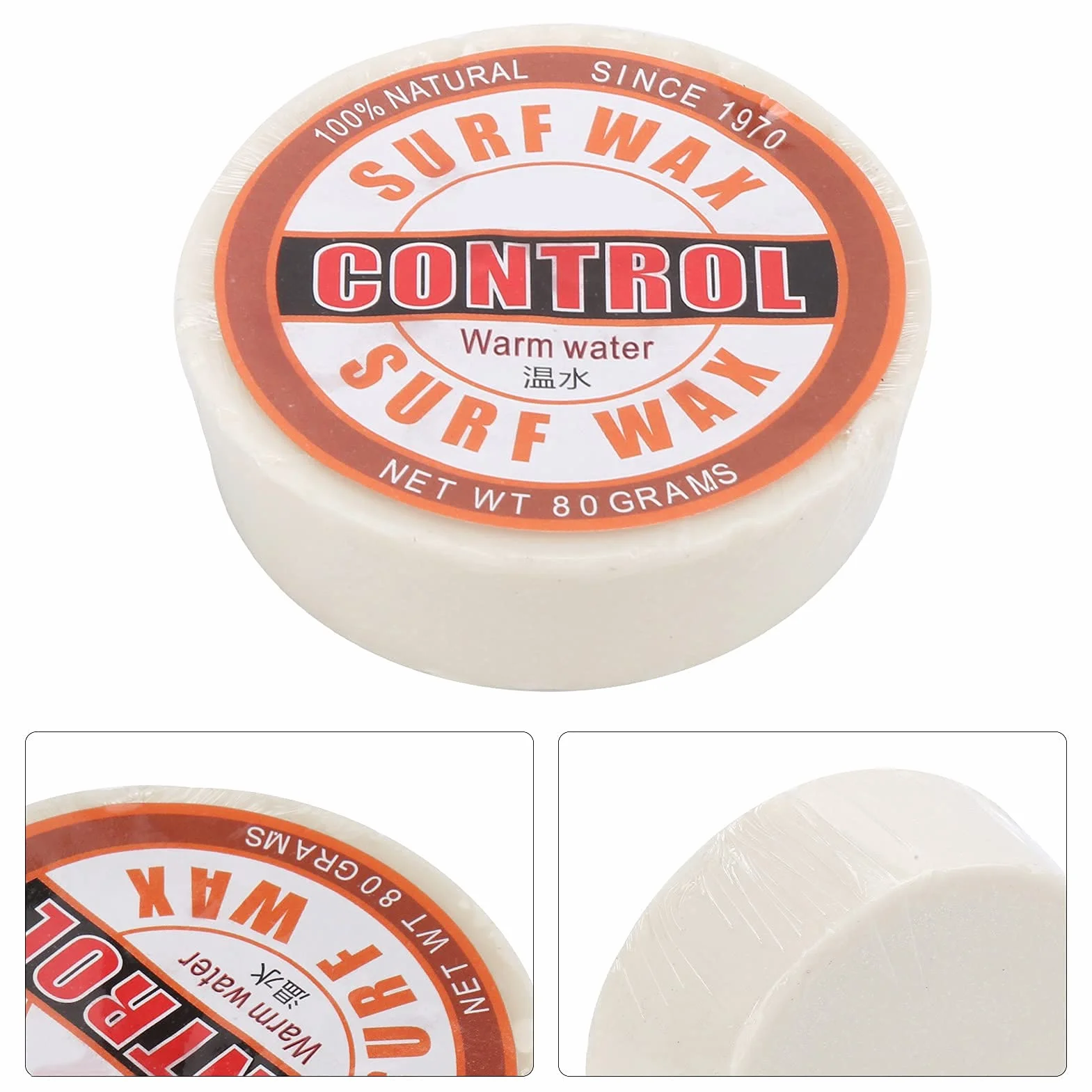VGEBY Surf Wax Portable Antideslizante Parafina Surf Skateborad Wax Tabla de Surf Accesorio con Peine de Cera