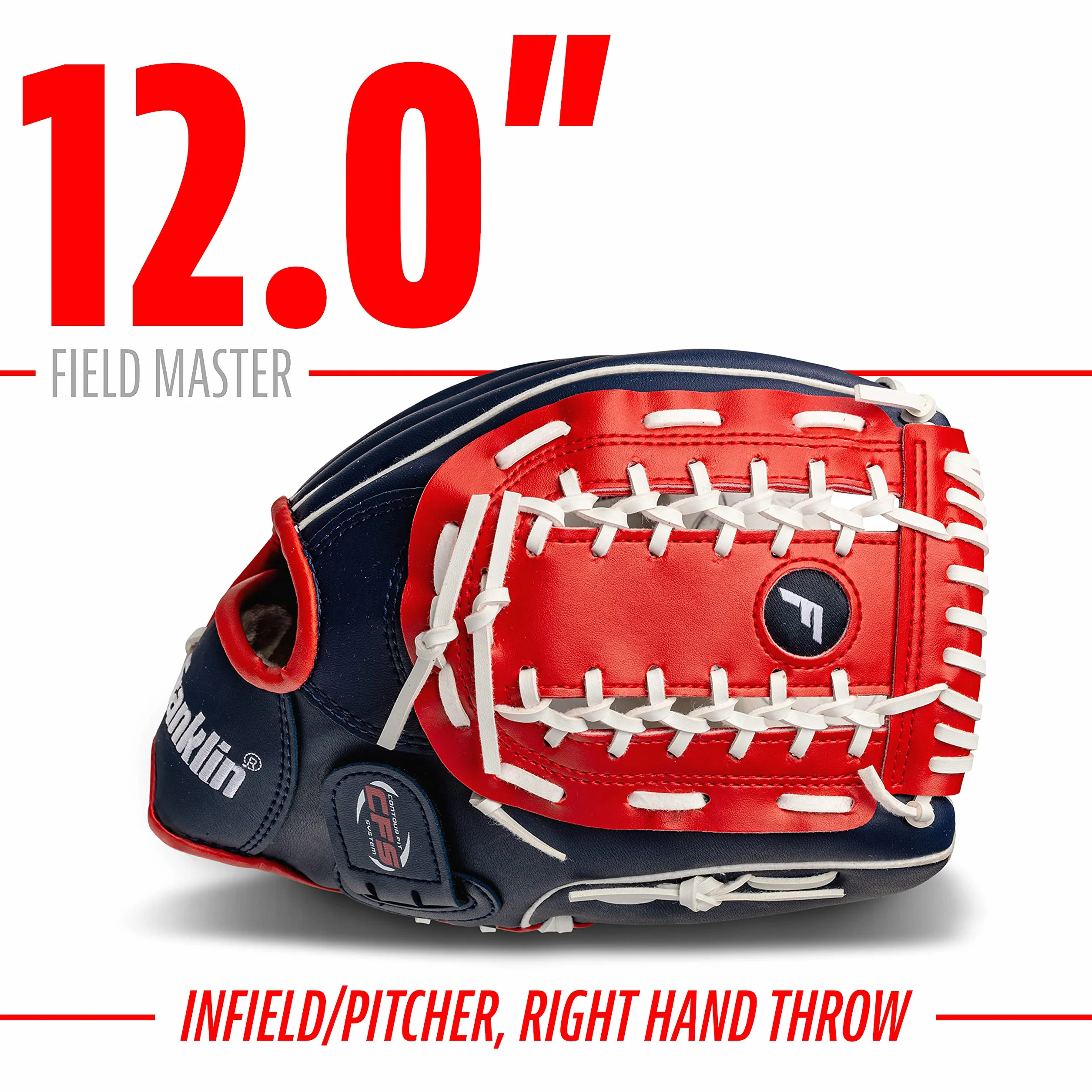 Franklin Sports Field Master USA Series - Guante de béisbol para diestros