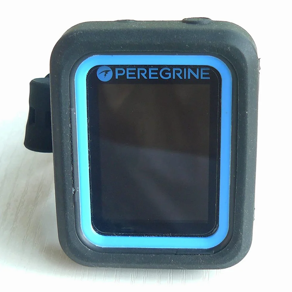 Funda protectora de silicona para ordenador de buceo Shearwater Peregrine/Peregrine TX (negro)