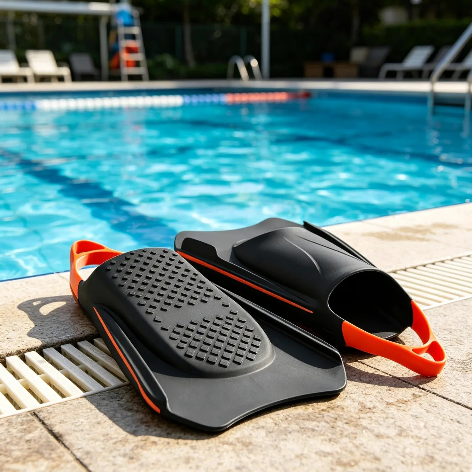 perfk 2 Aletas de Entrenamiento para natación, Accesorios de práctica, Aletas de natación de Viaje, Cortas para Buceo, Actividades al Libre y bajo el