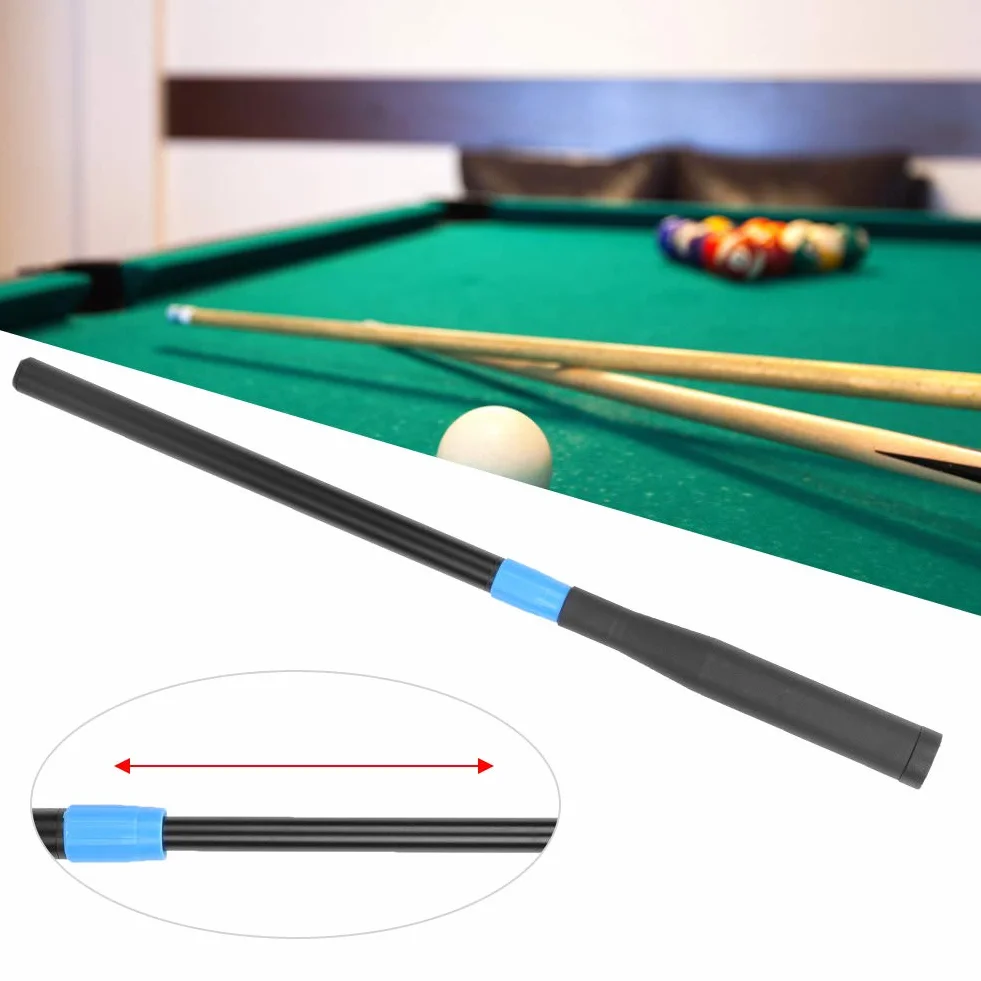 KIMISS Billar Británico Telescópico Push on Snooker Cues Extensión Gato Stretch Rod Accesorios