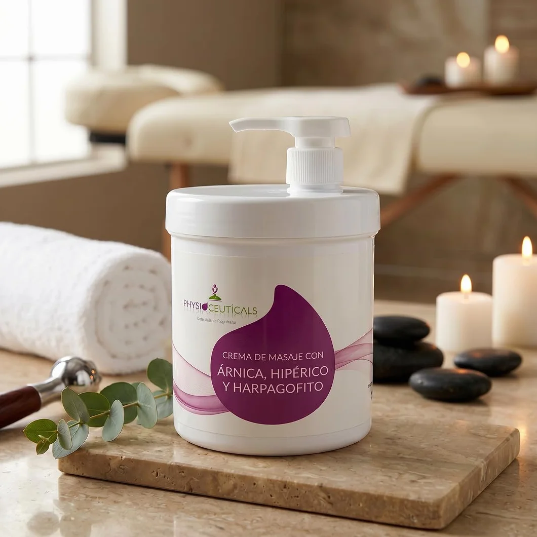 PHYSIOCEUTICALS Crema Masaje Árnica Hipérico Harpagófito 1000ml + Dosificador